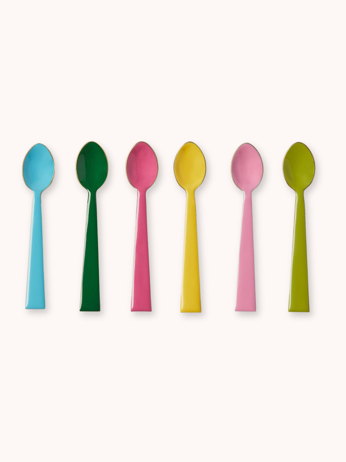 Multi Enamel Teaspoon Set
