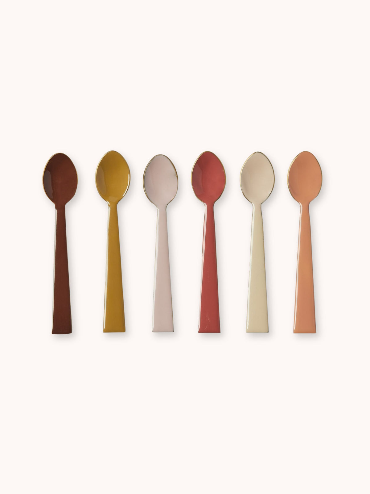 Earth Enamel Teaspoon Set