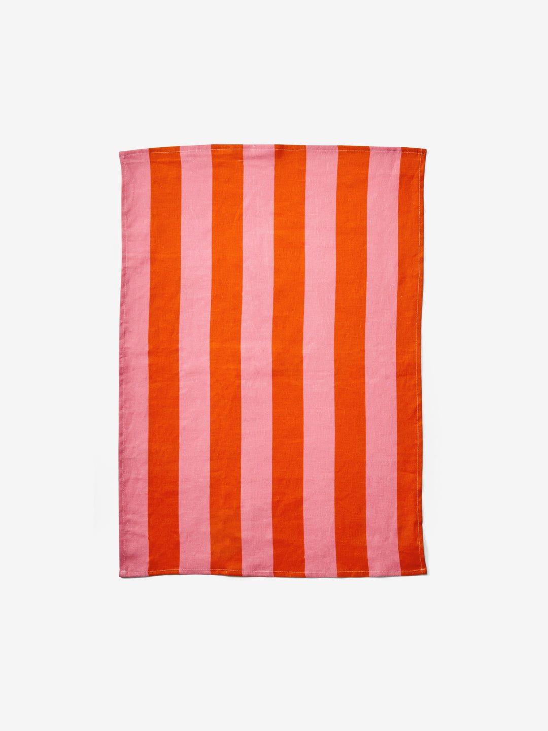 Bold Stripe Sorbet Linen Tea Towel