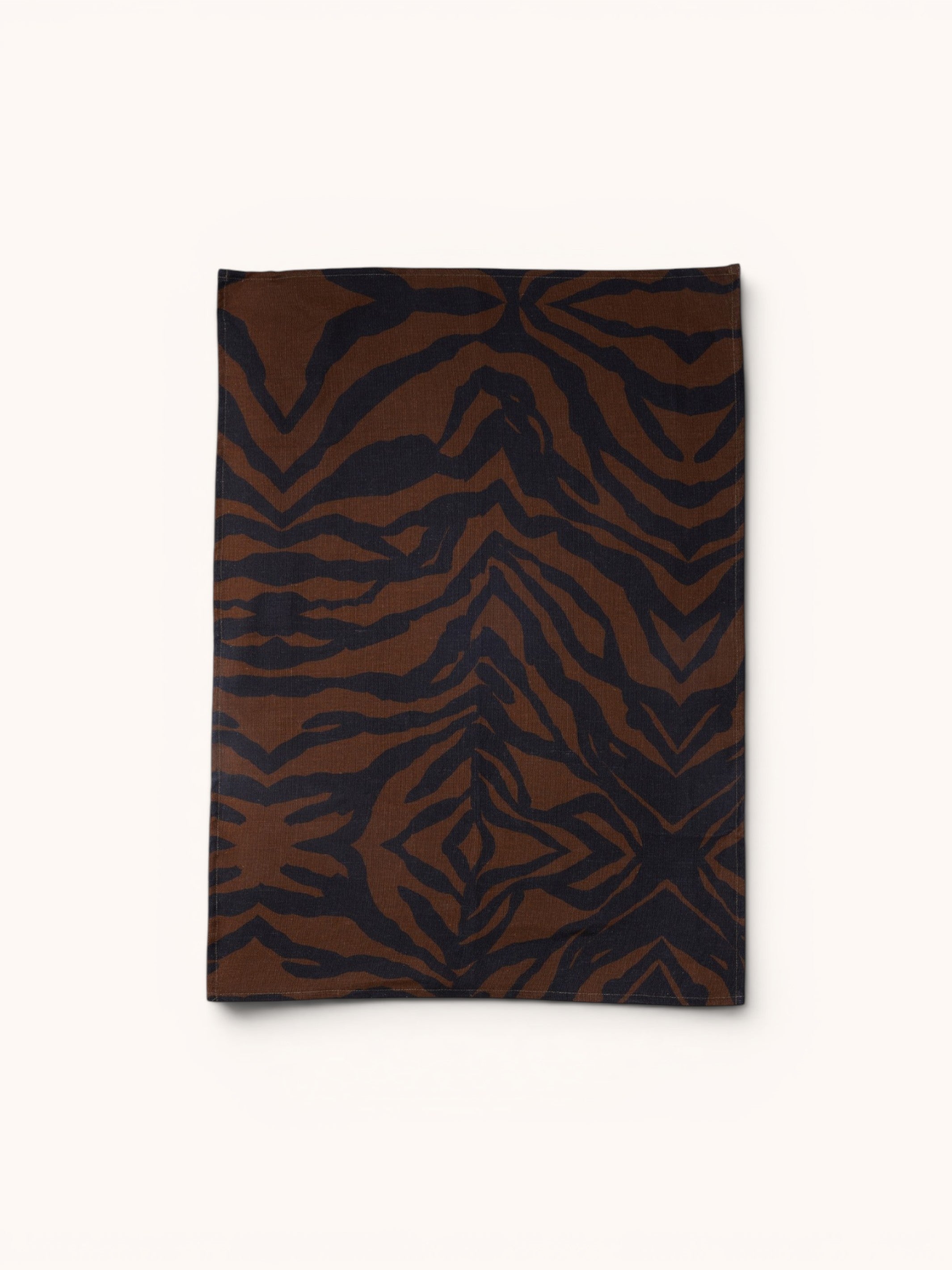 Zebra Chocolate Tea Towel