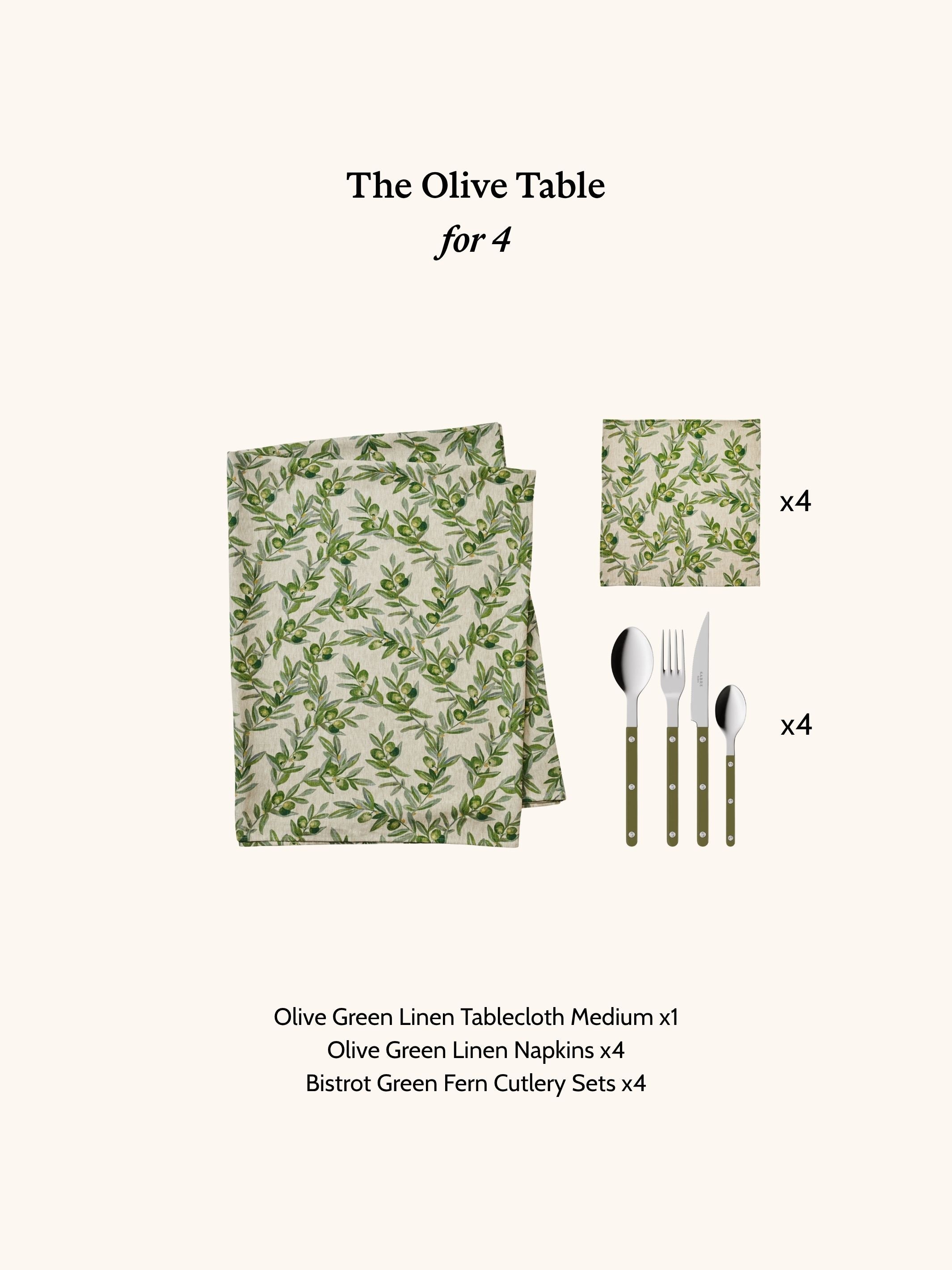 The Olive Table - For 4