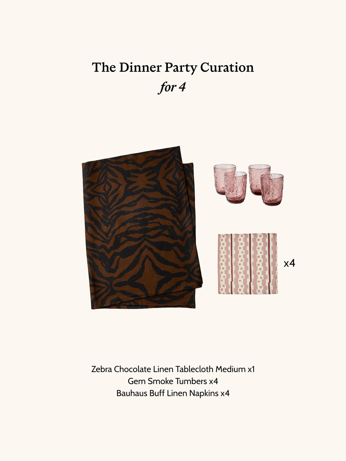 The Dinner Party Curation - For 4