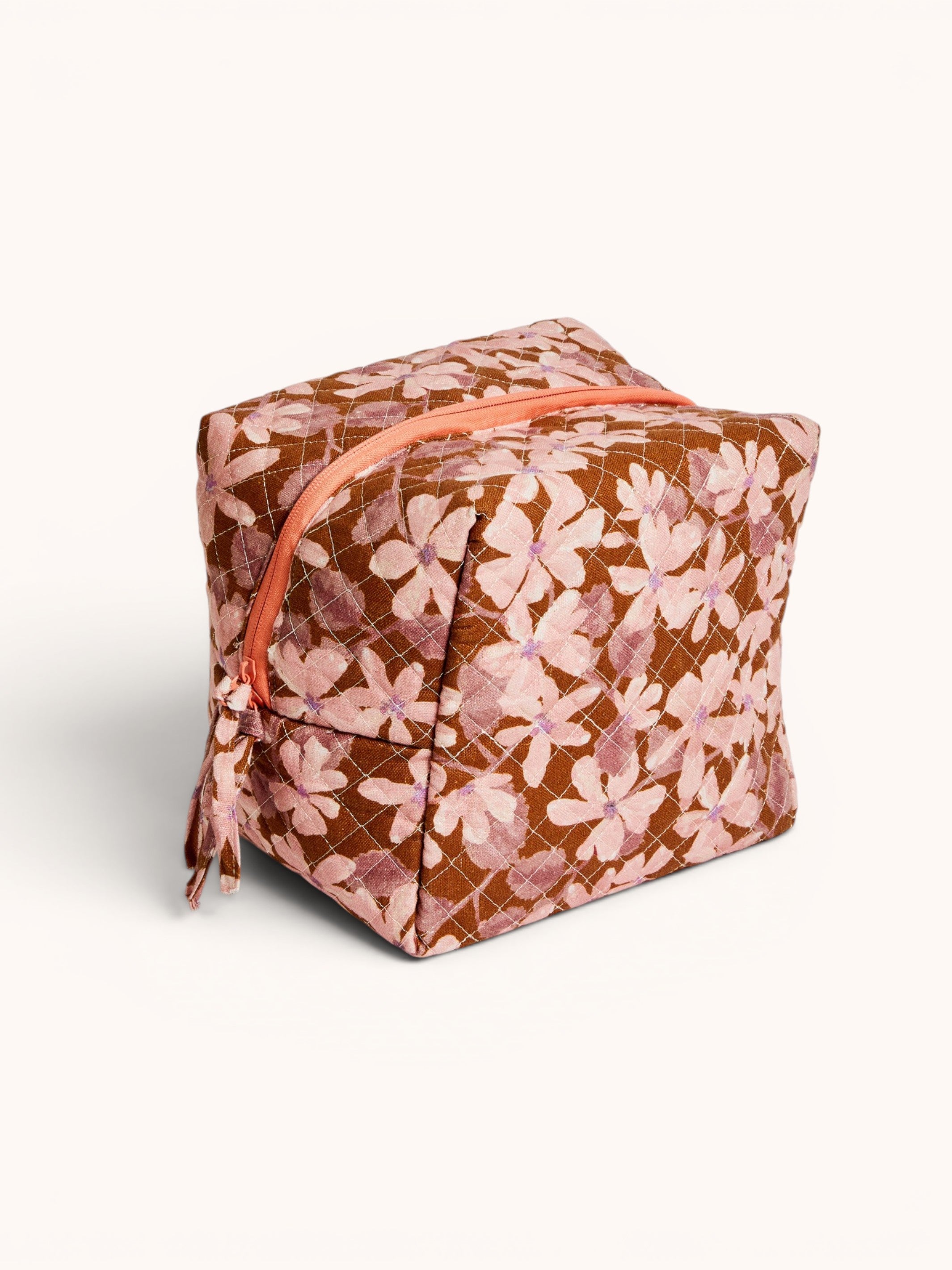 Violet Tan Large Toiletry Bag