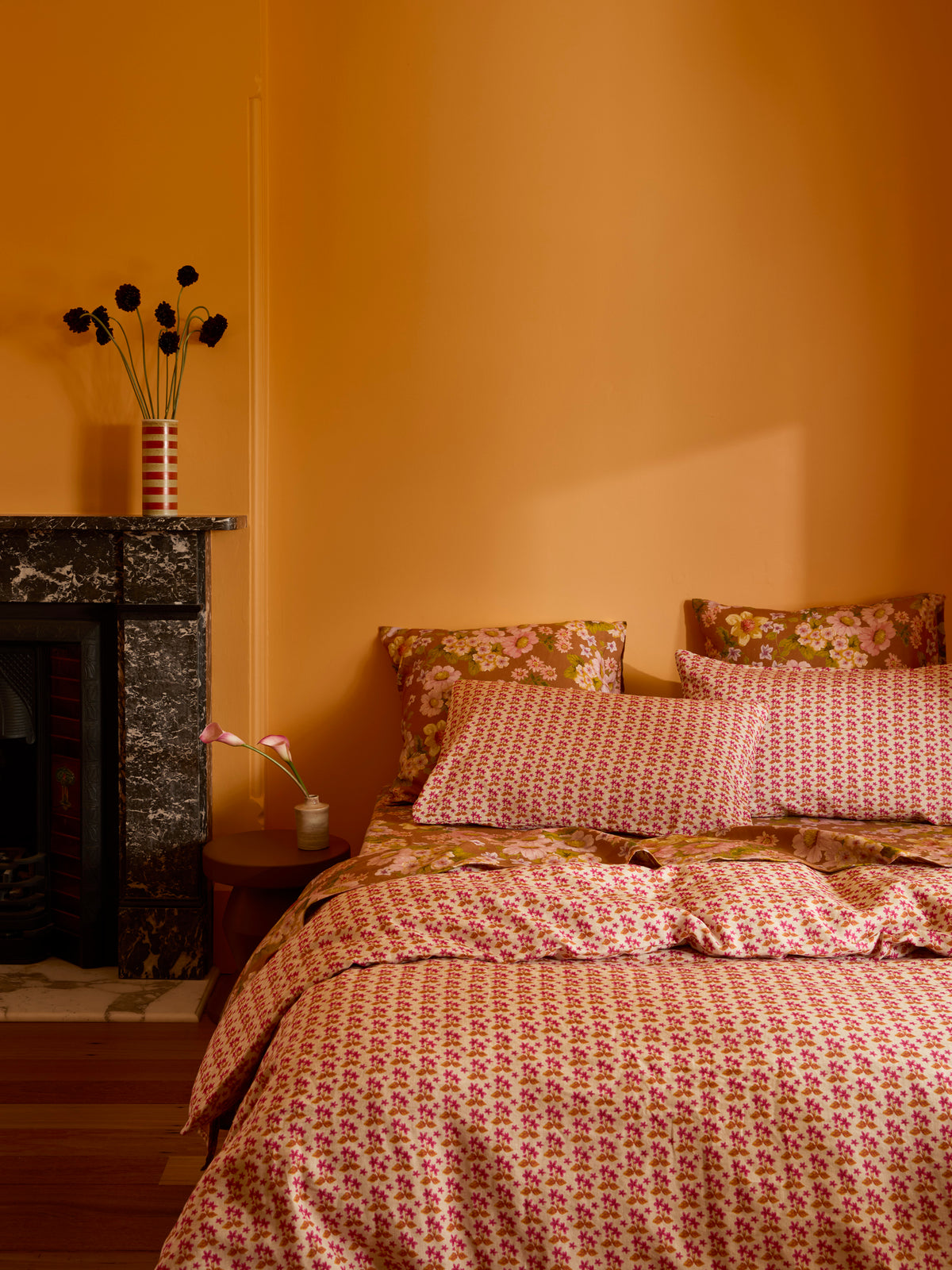 Petit Madeline Pink Linen Standard Pillowcases