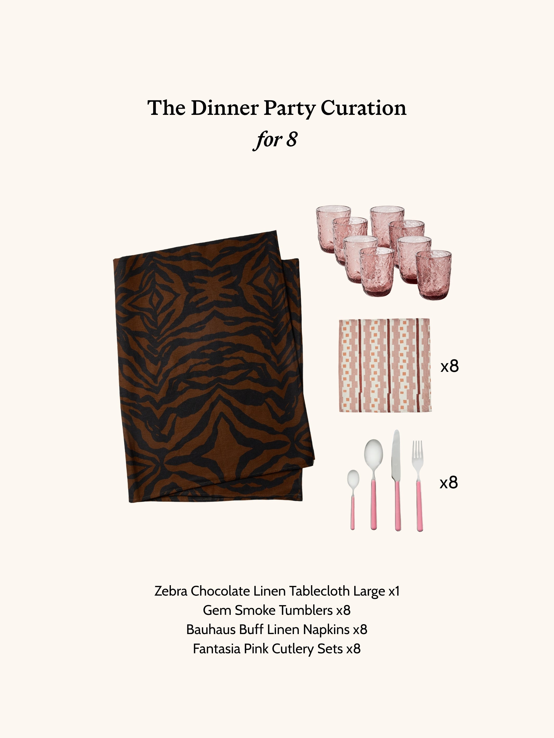 The Dinner Party Curation - For 8