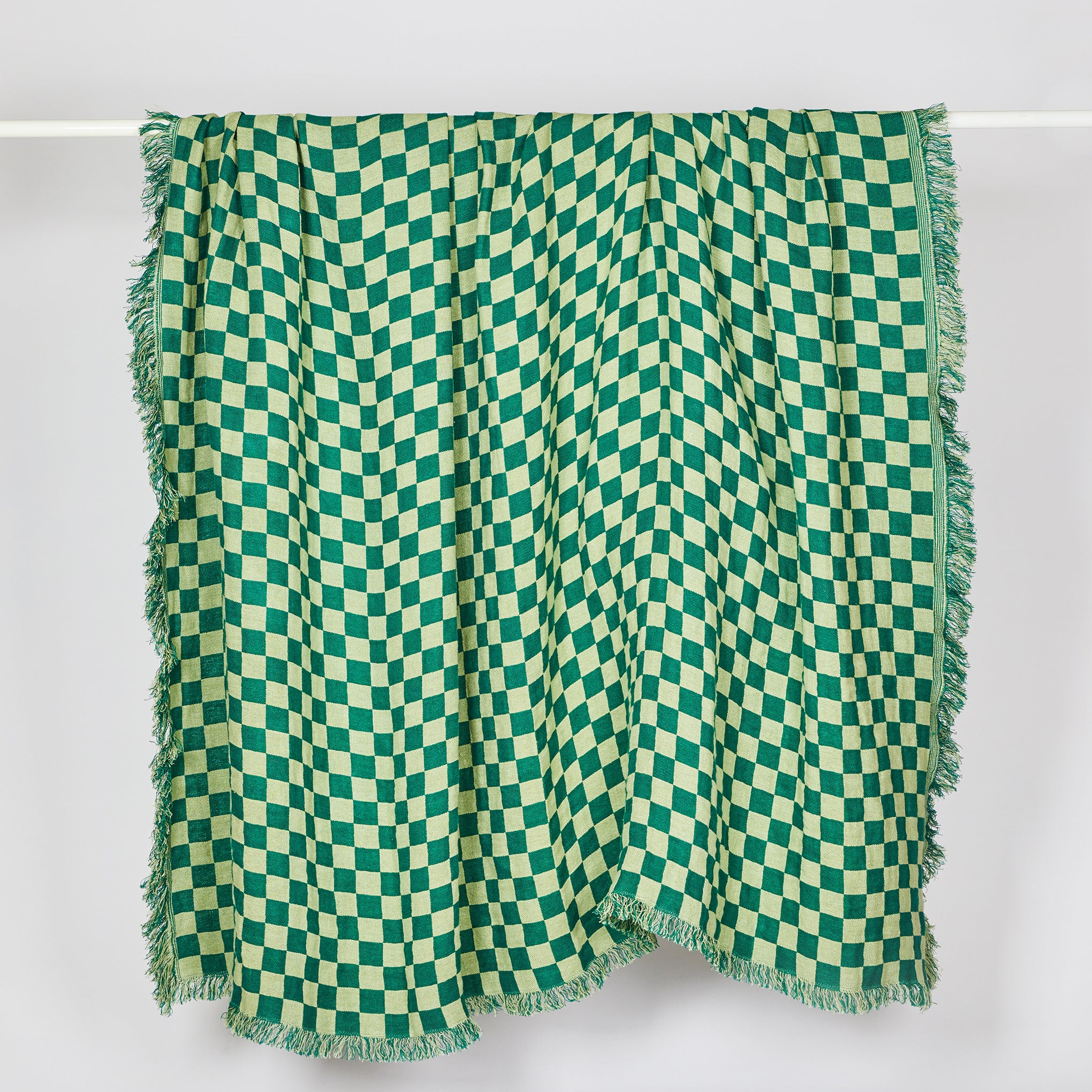 Checkers Green Blanket