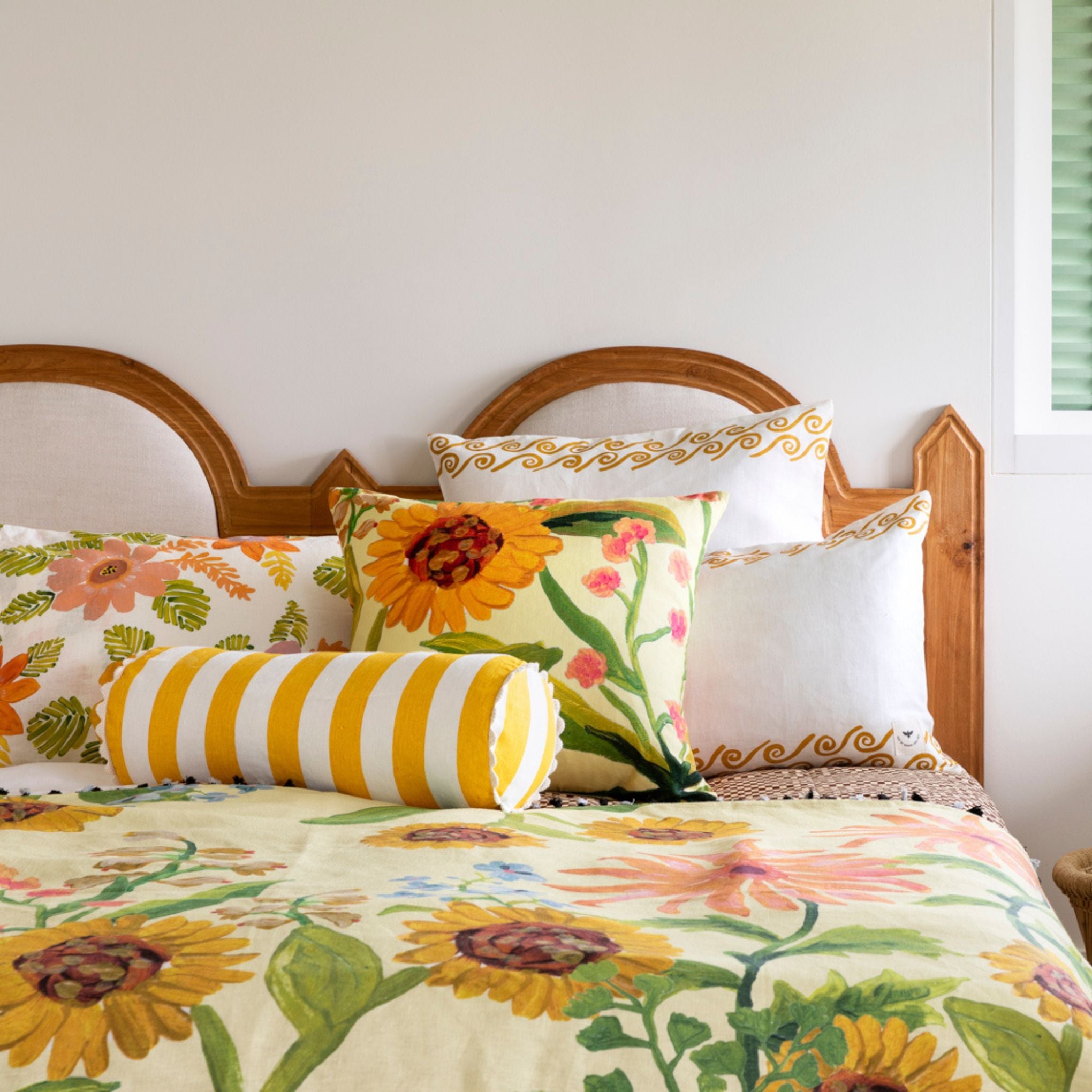 Beach Club Yellow Cushion - Almost Perfect