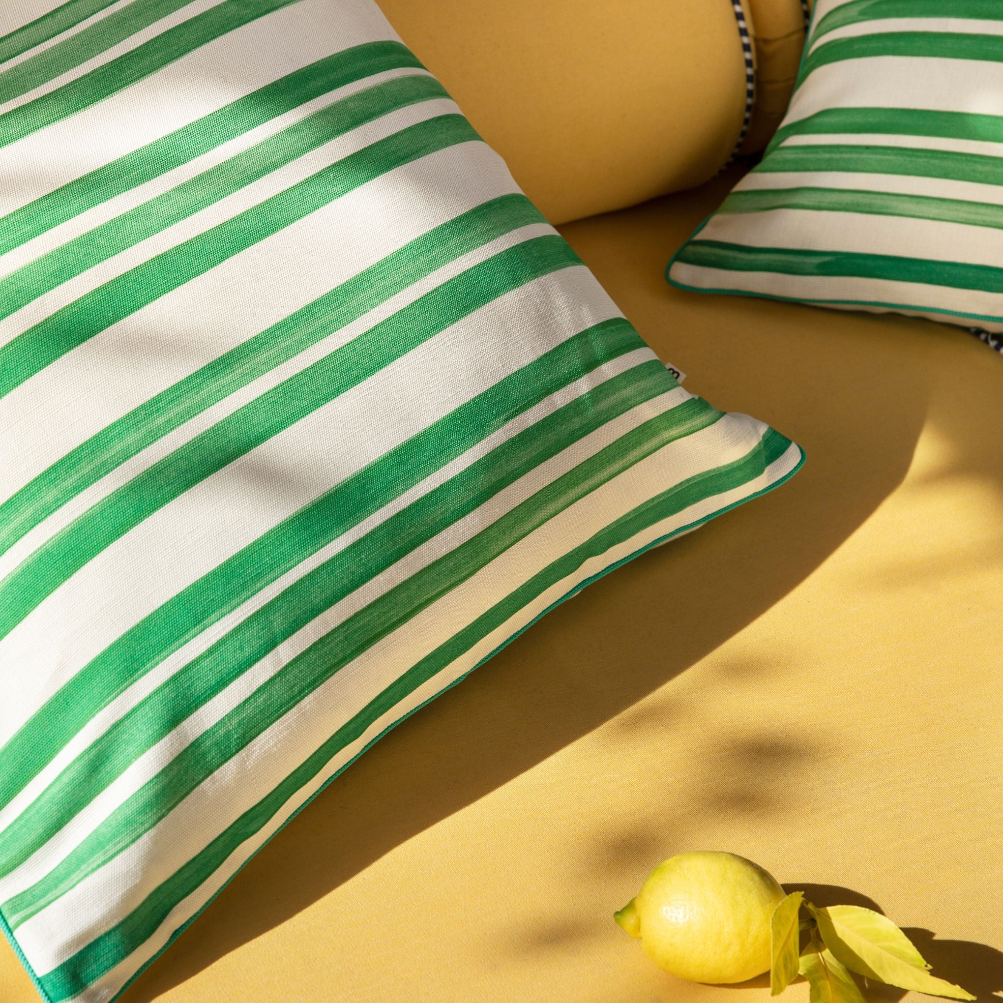 Stripe Green 60cm Outdoor Cushion