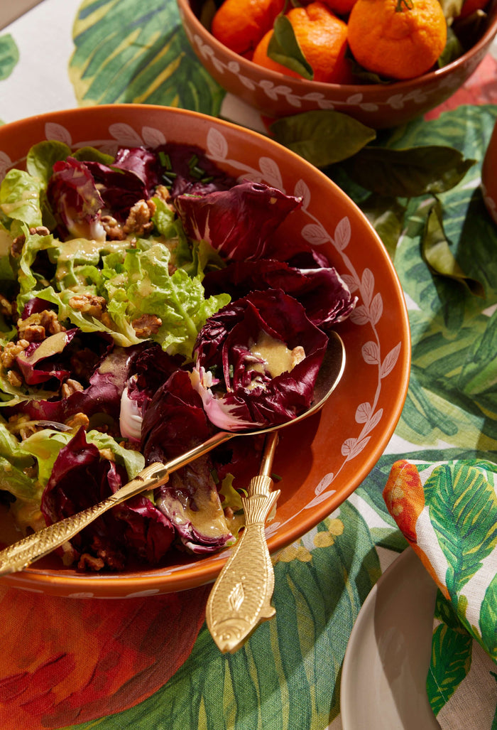 Radicchio, Green Leaf and Maple Spiced Walnut Salad Recipe