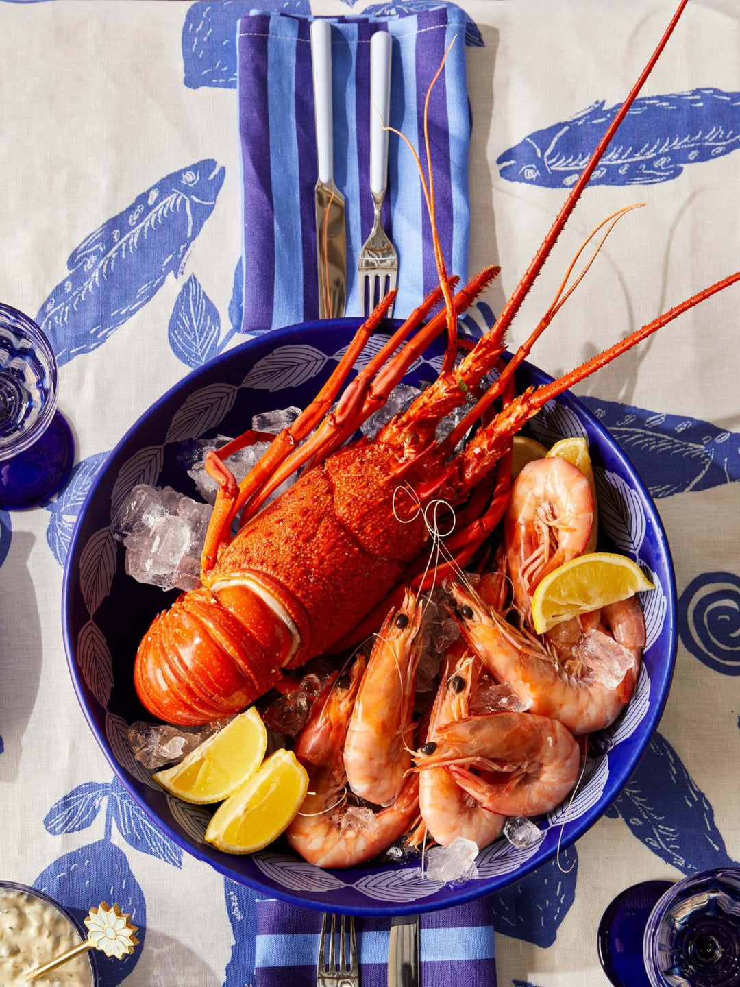 Fantasia Cutlery Set: Light Blue