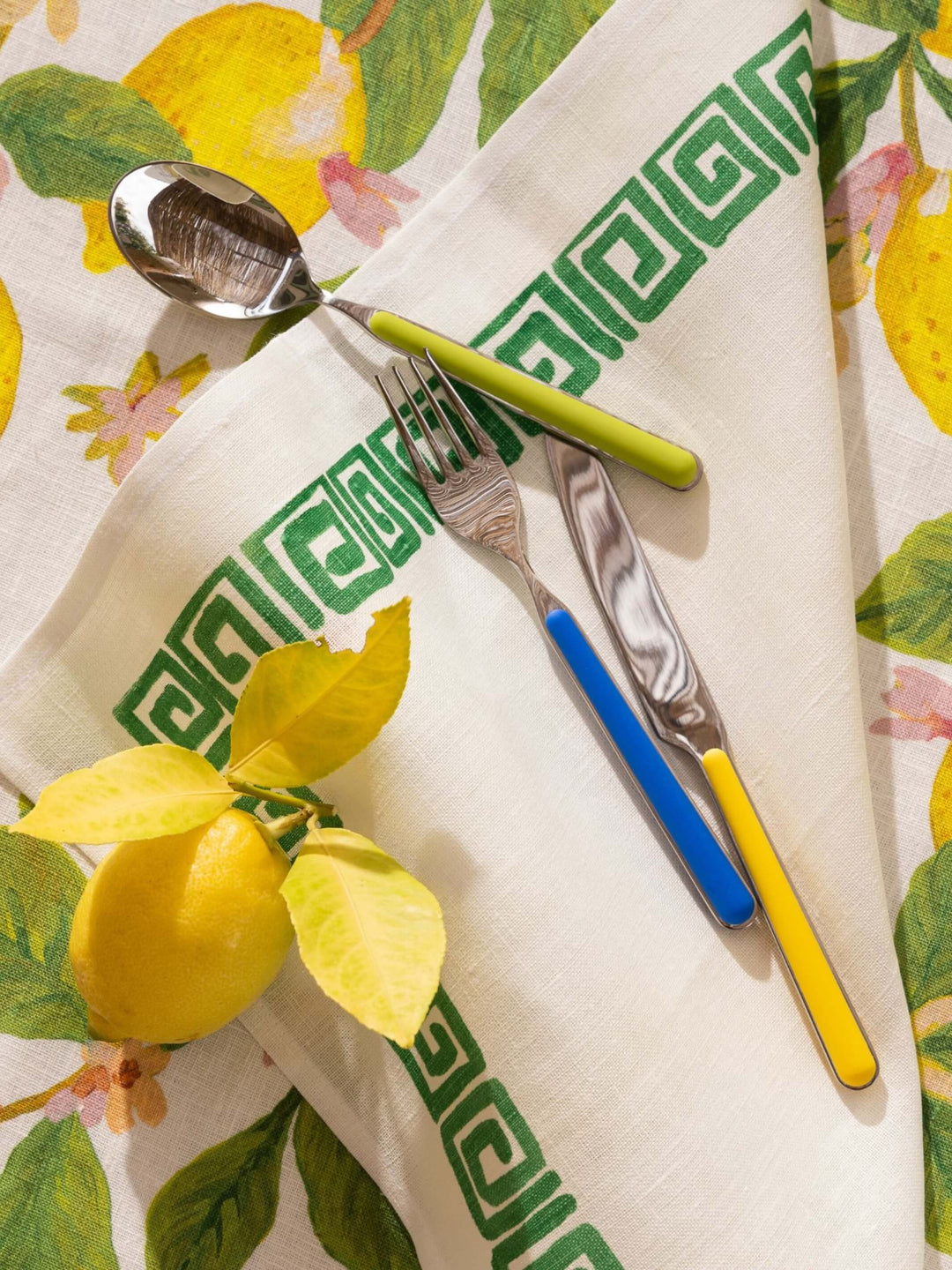 Fantasia Cutlery Set: Electric Blue