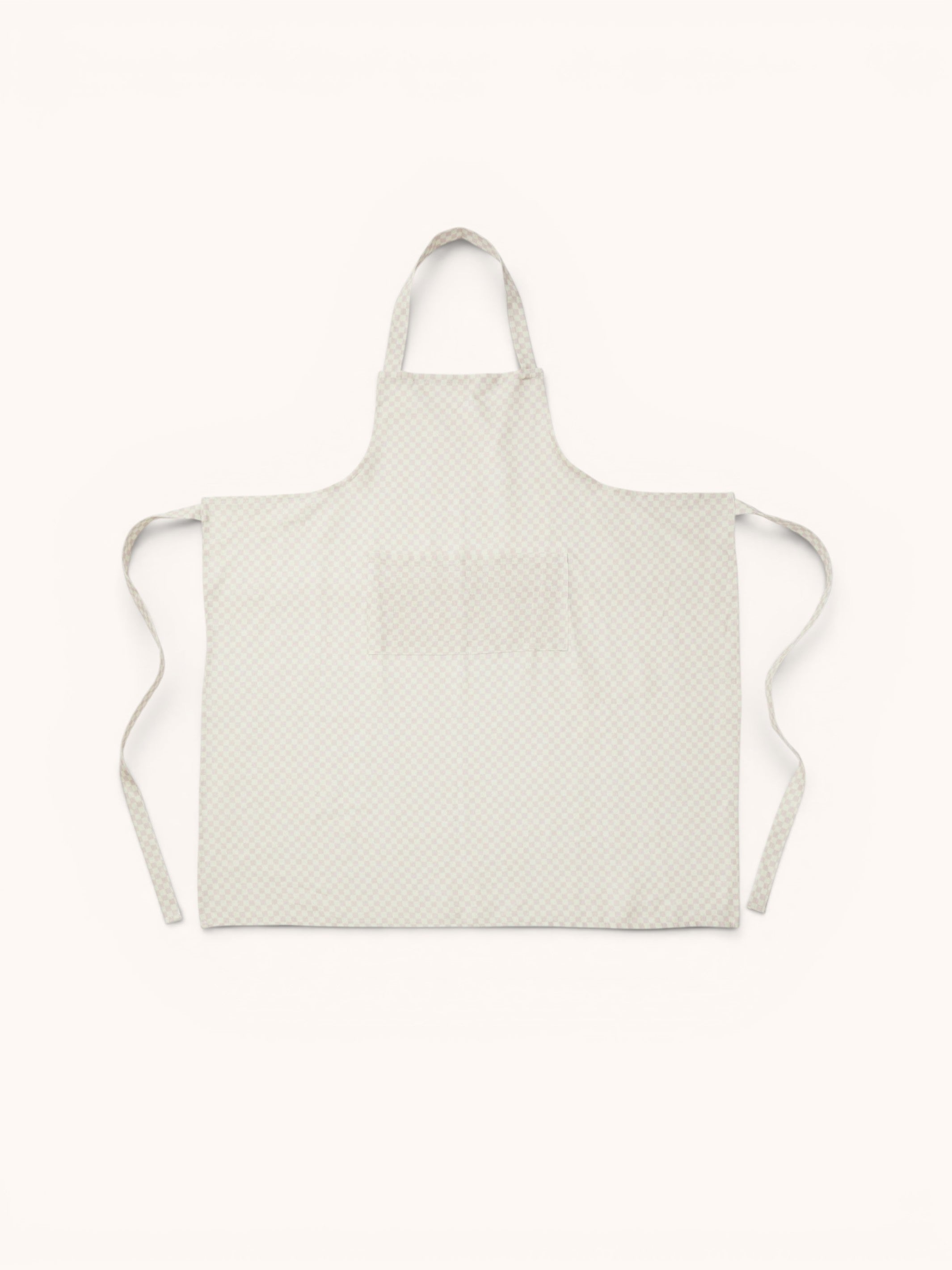 Tiny Checkers Pink Apron - Almost Perfect