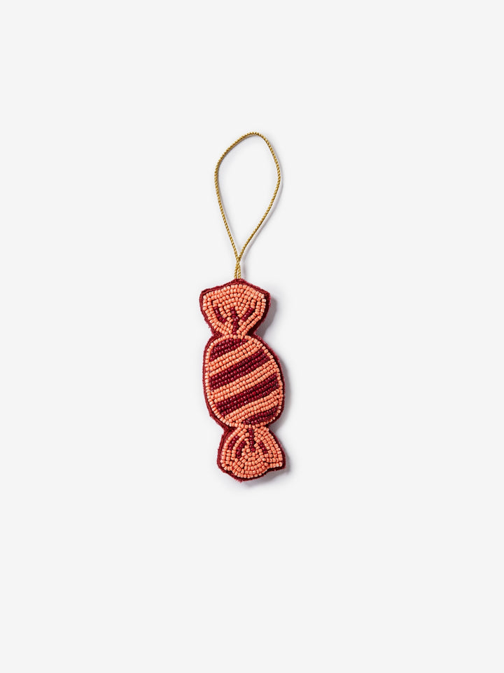 Bon Bon Rust Beaded Christmas Decoration