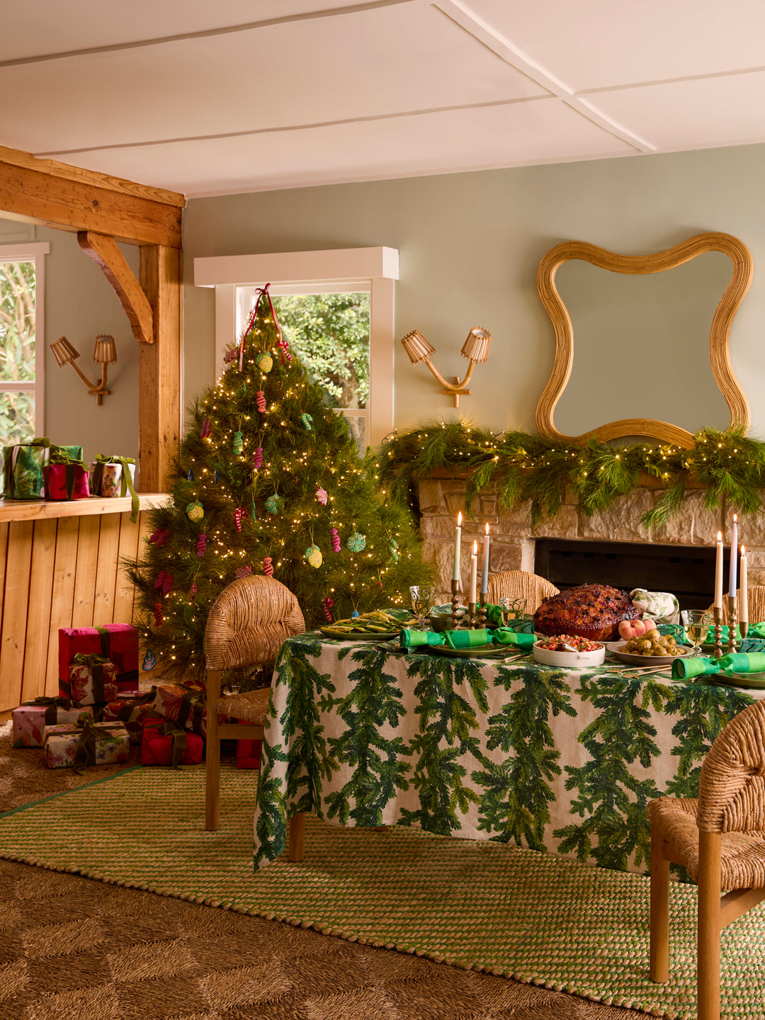 Bon Bon Rust Beaded Christmas Decoration