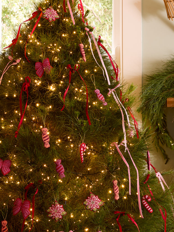 Bon Bon Rust Beaded Christmas Decoration