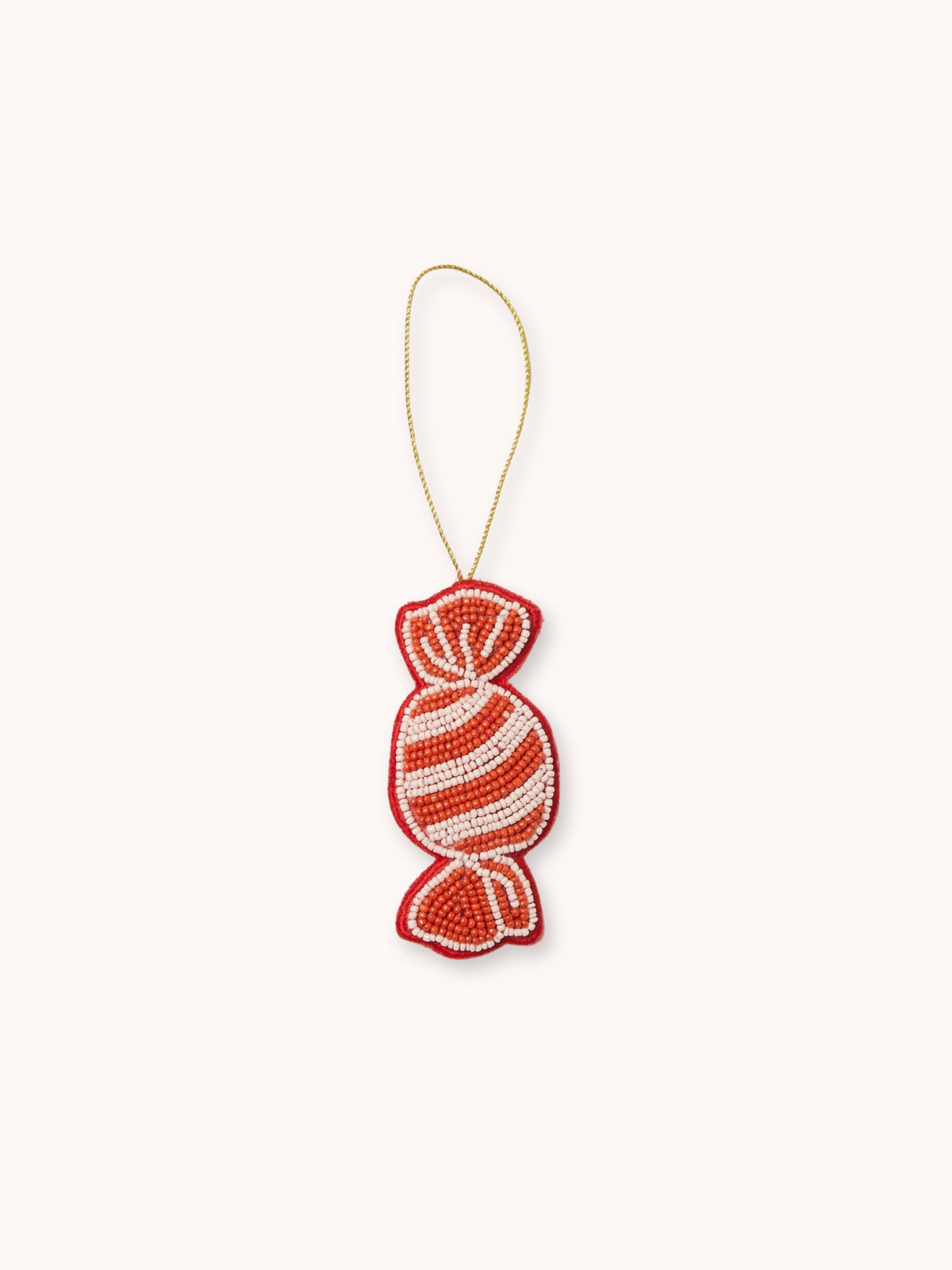 Bon Bon Red Beaded Christmas Decoration