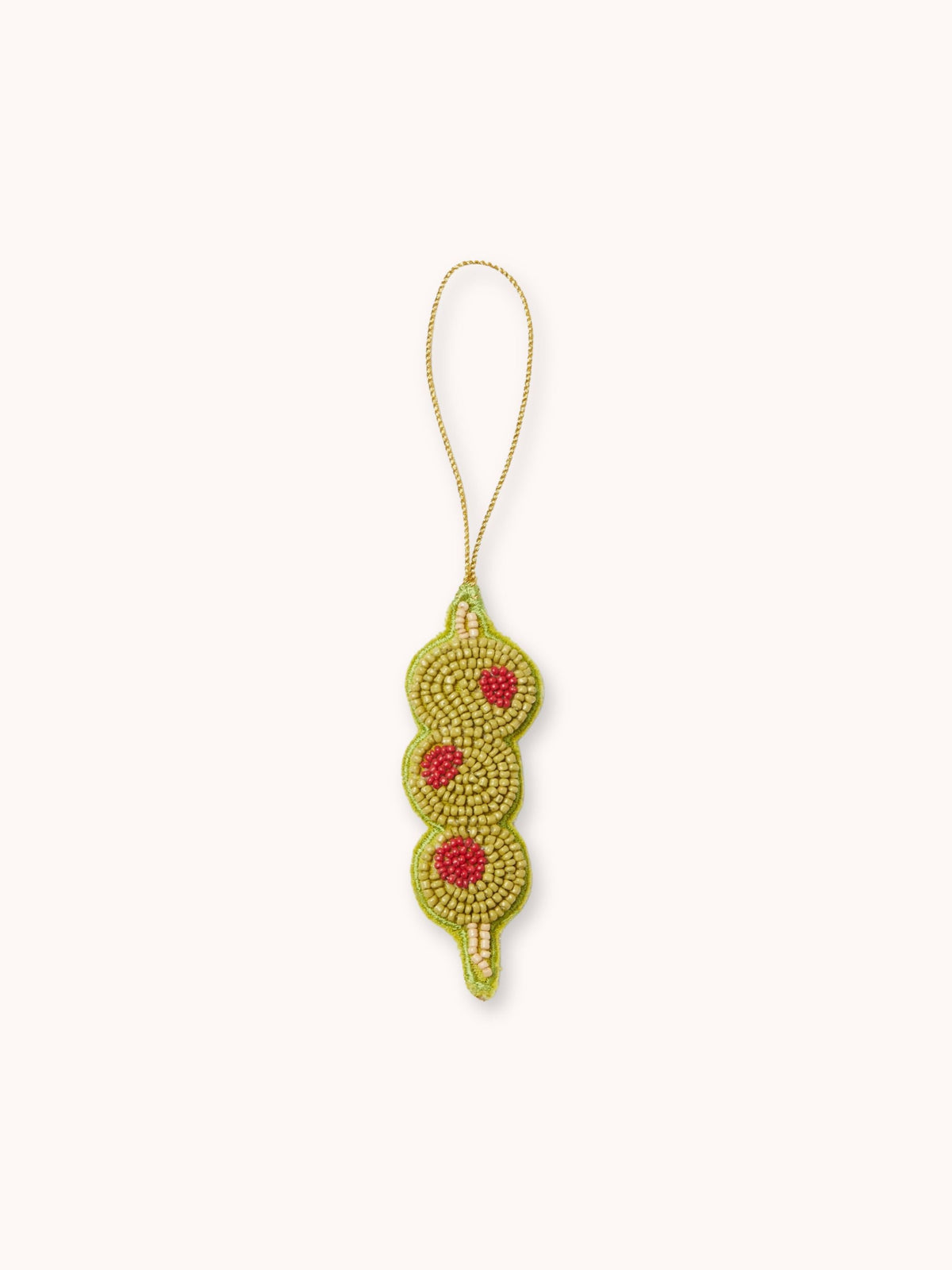 Olives Beaded Christmas Decoration