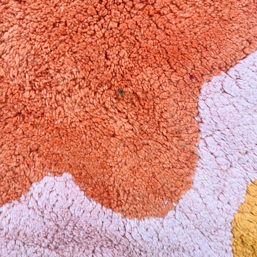 Wave Tan Bath Mat - Almost Perfect | Bath Mats Online