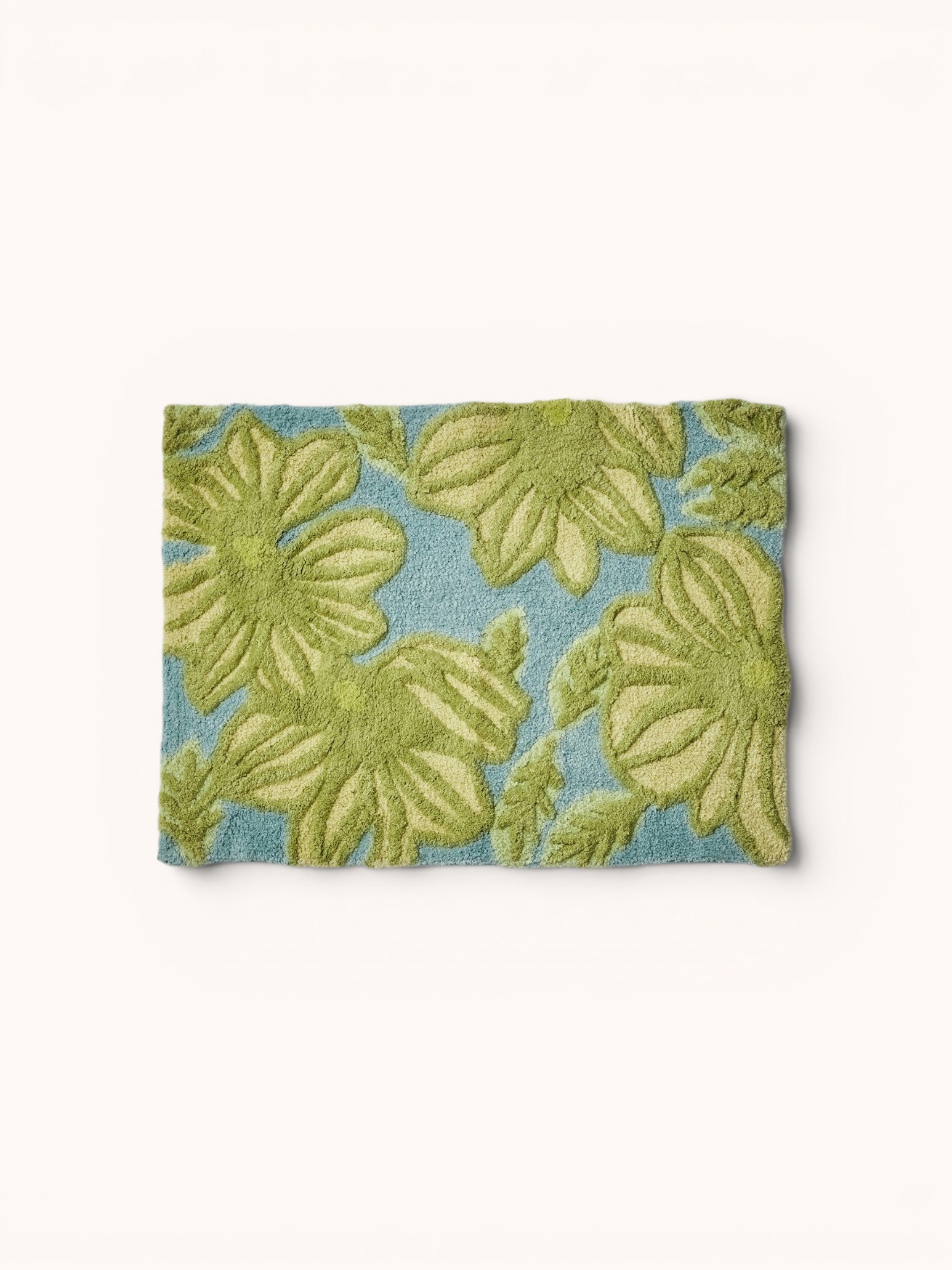 Azalea Light Green Bath Mat