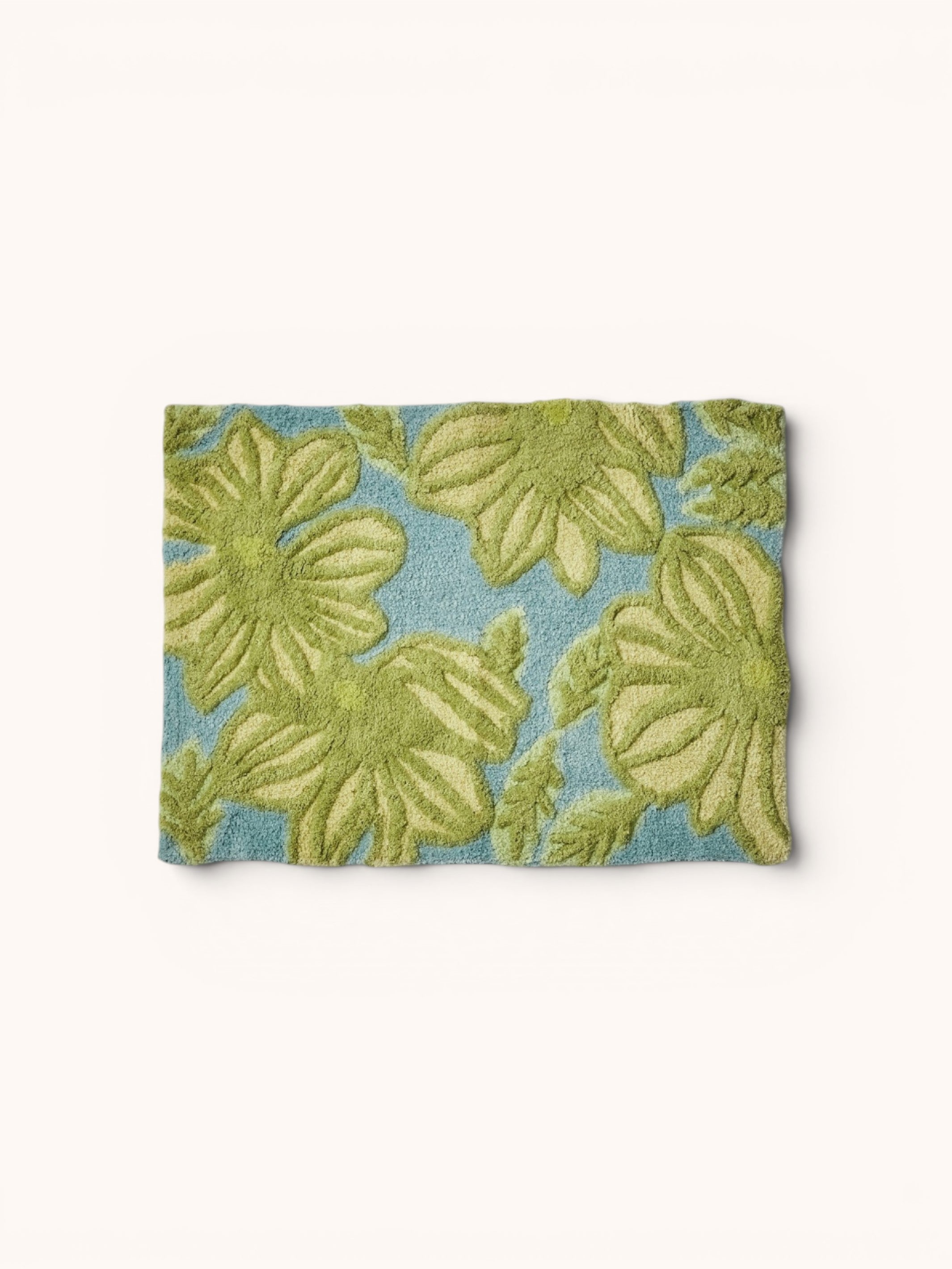 Azalea Light Green Bath Mat