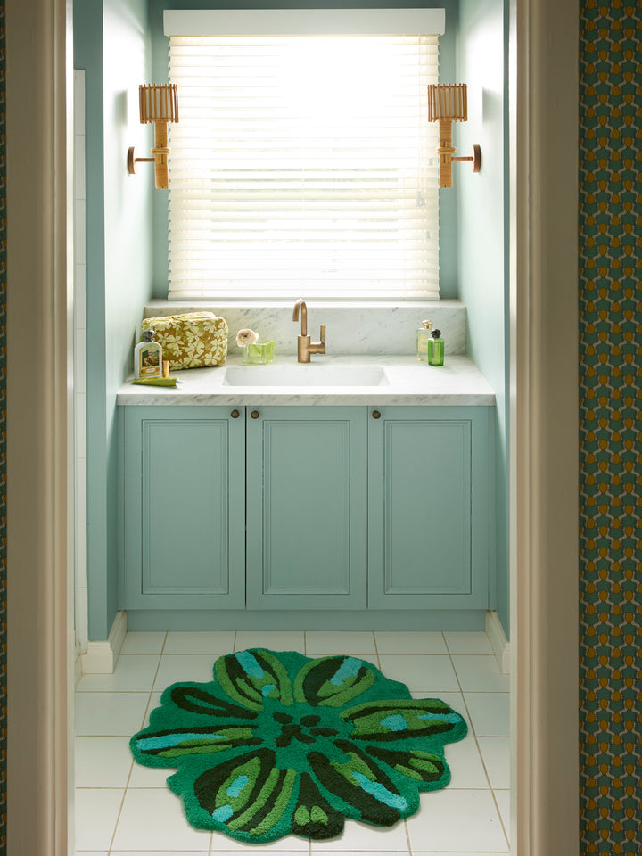 Meadow Green Bath Mat