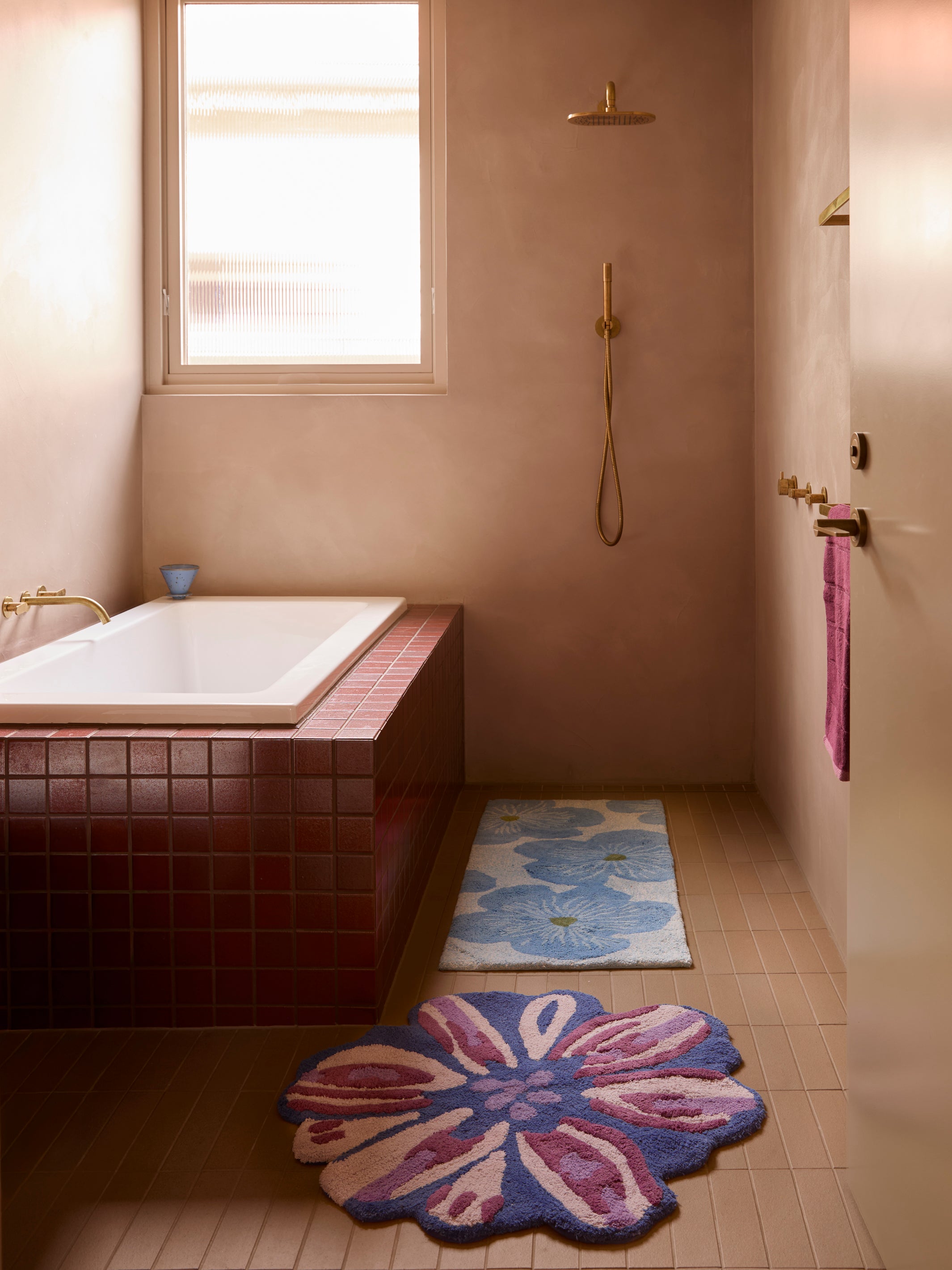 Meadow Blue Bath Mat - Almost Perfect