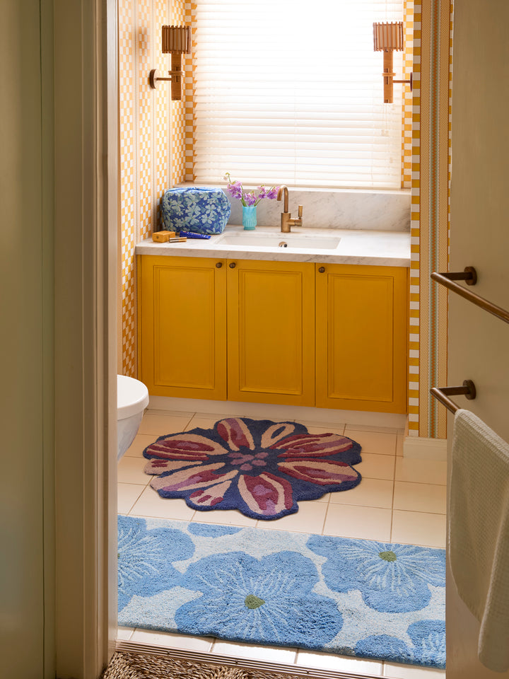 Meadow Blue Bath Mat