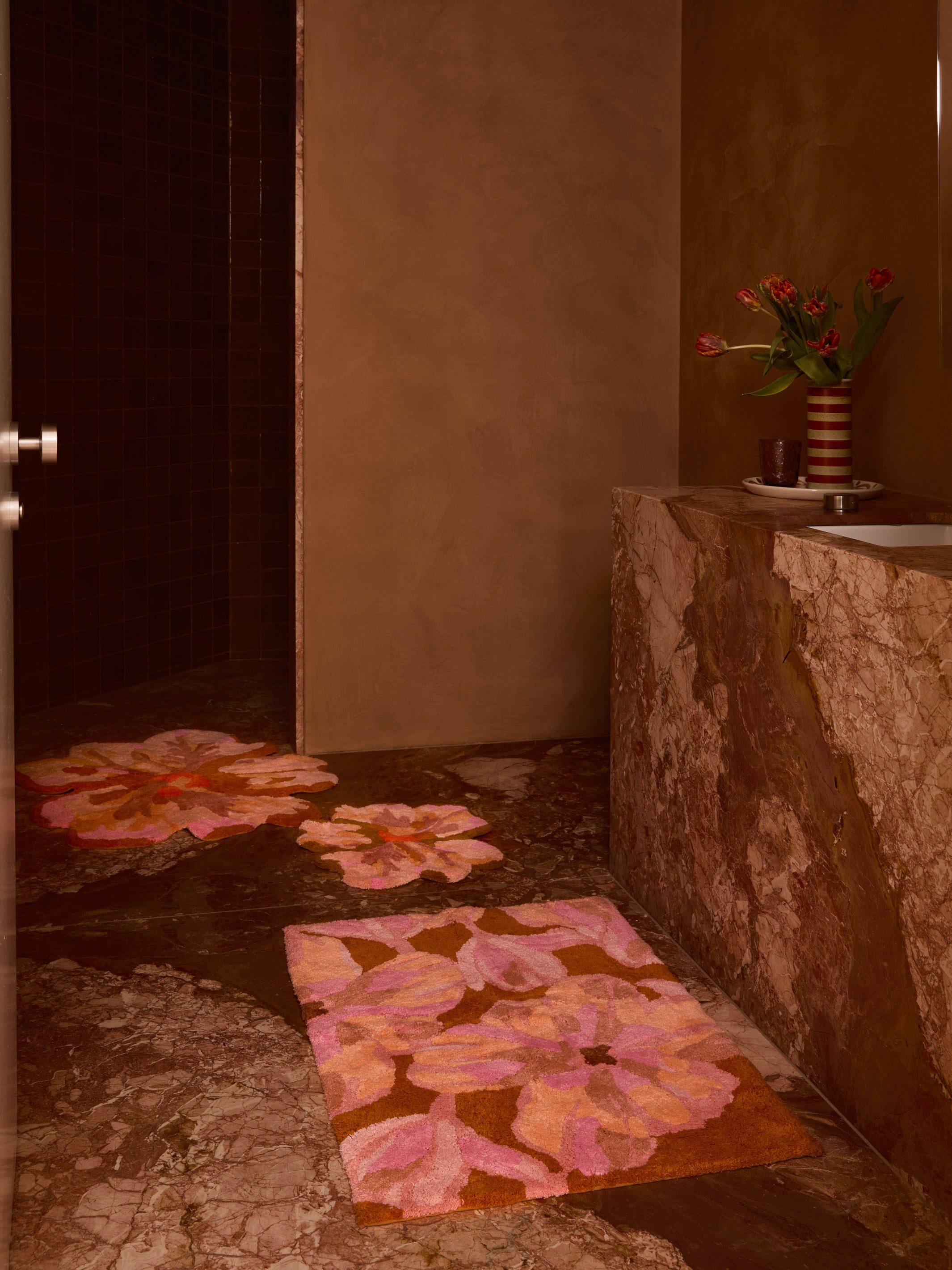 Tulip Tan Bath Mat