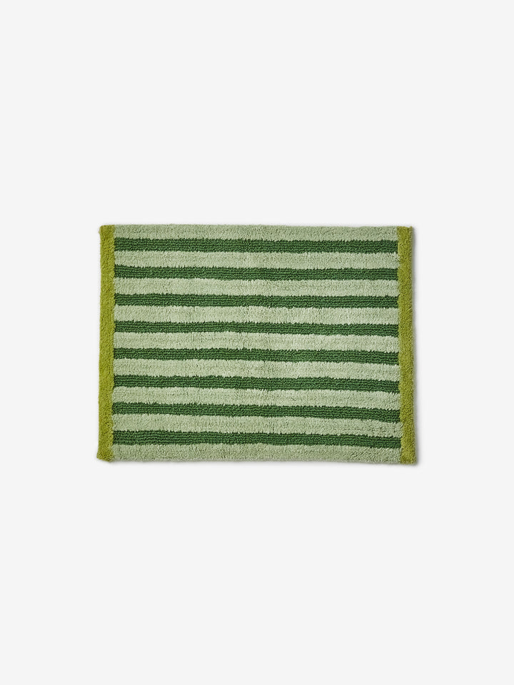 Stripe Khaki Bath Mat