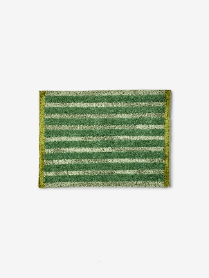 Stripe Khaki Bath Mat