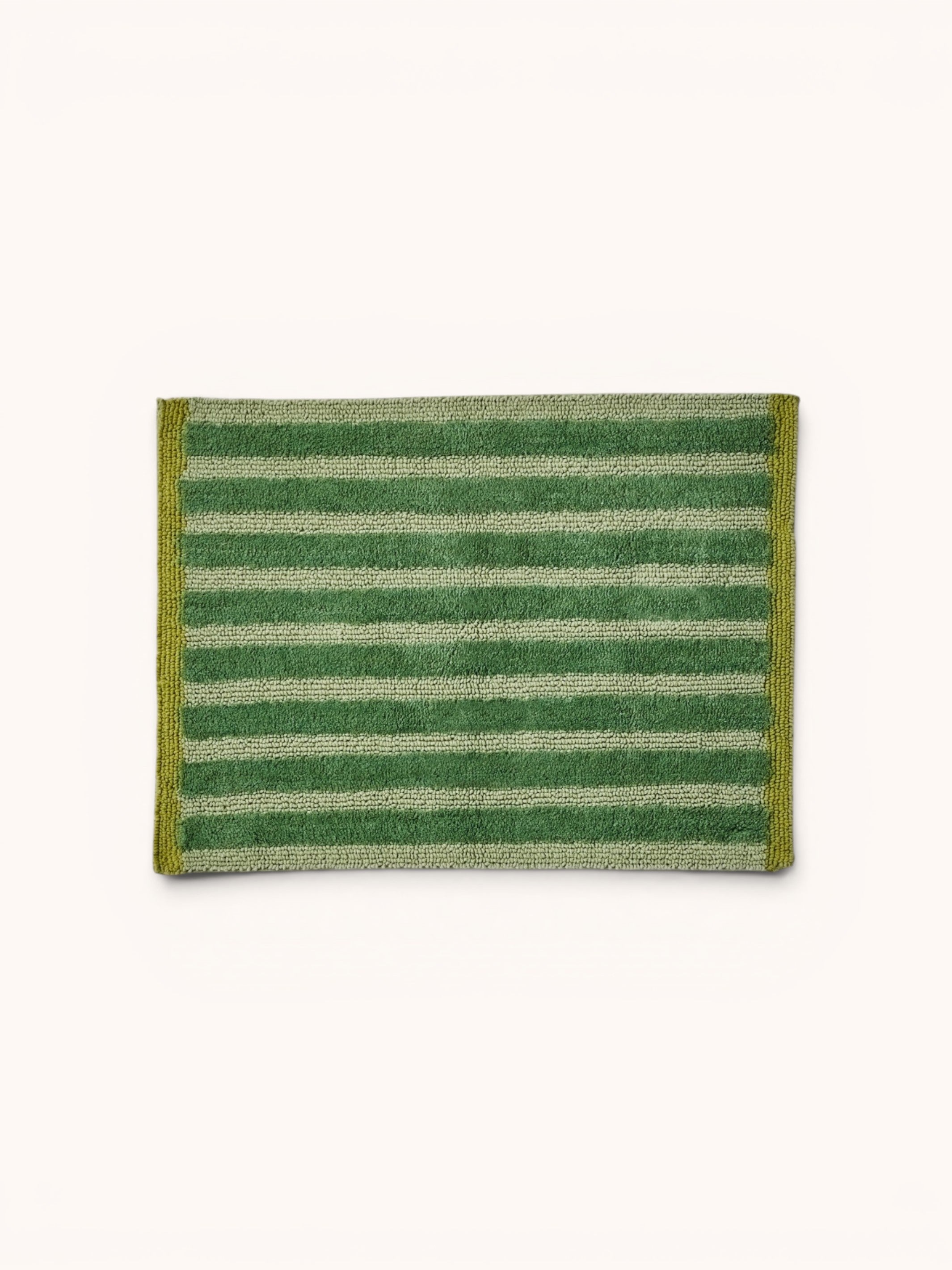 Stripe Khaki Bath Mat