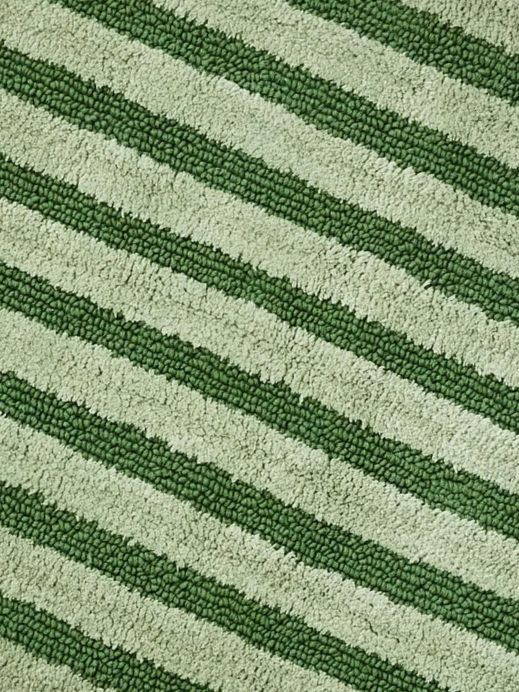 Stripe Khaki Bath Mat