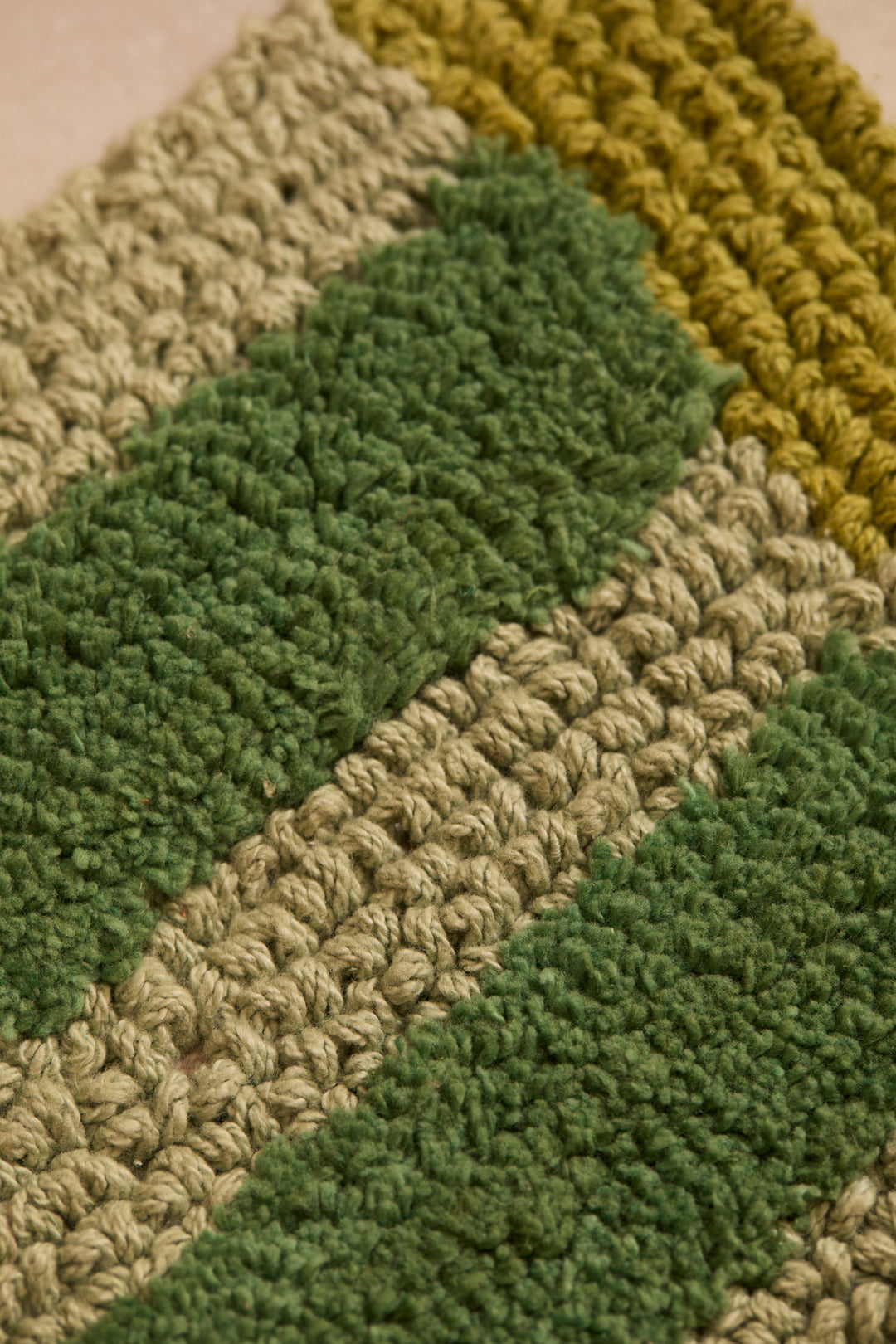 Stripe Khaki Bath Mat