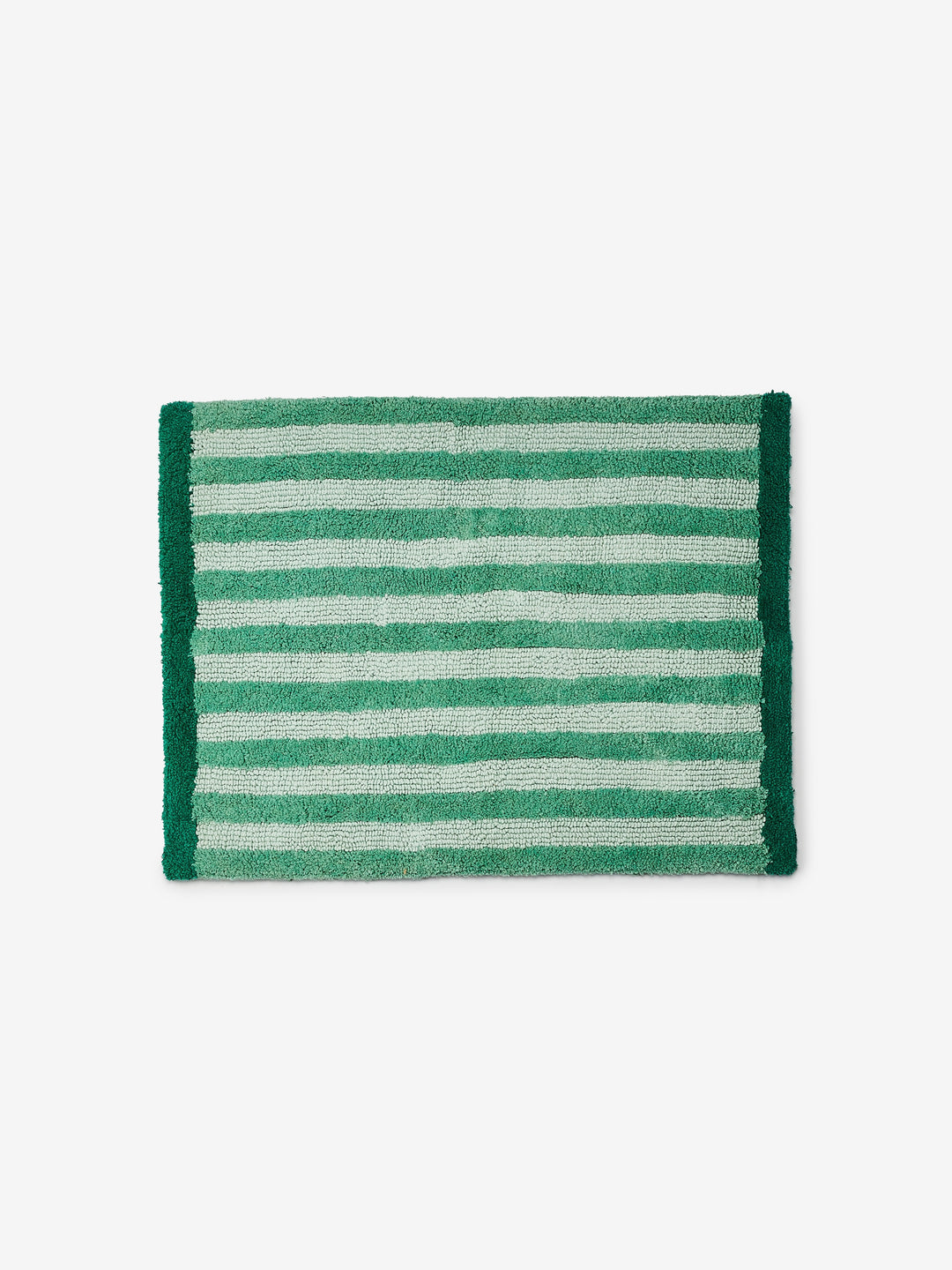 Stripe Green Bath Mat