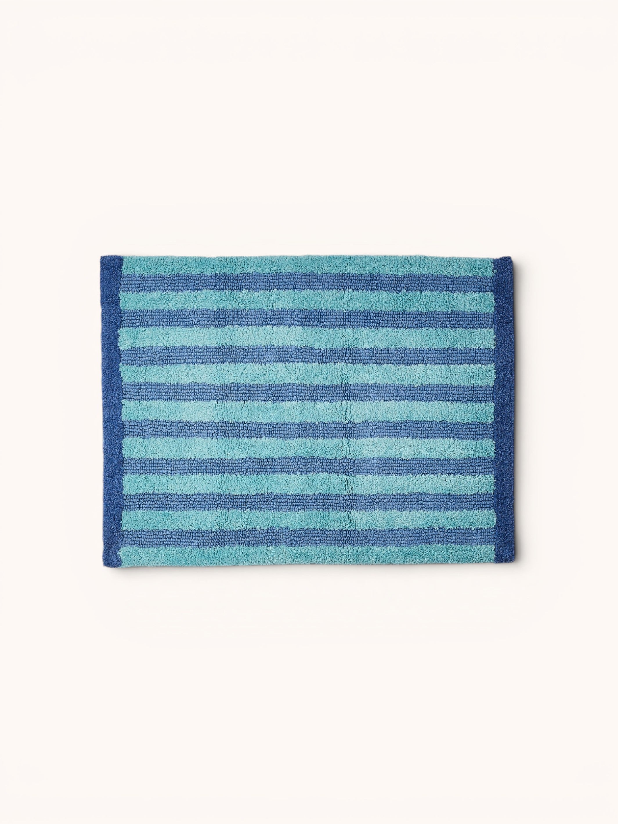 Stripe Blue Bath Mat