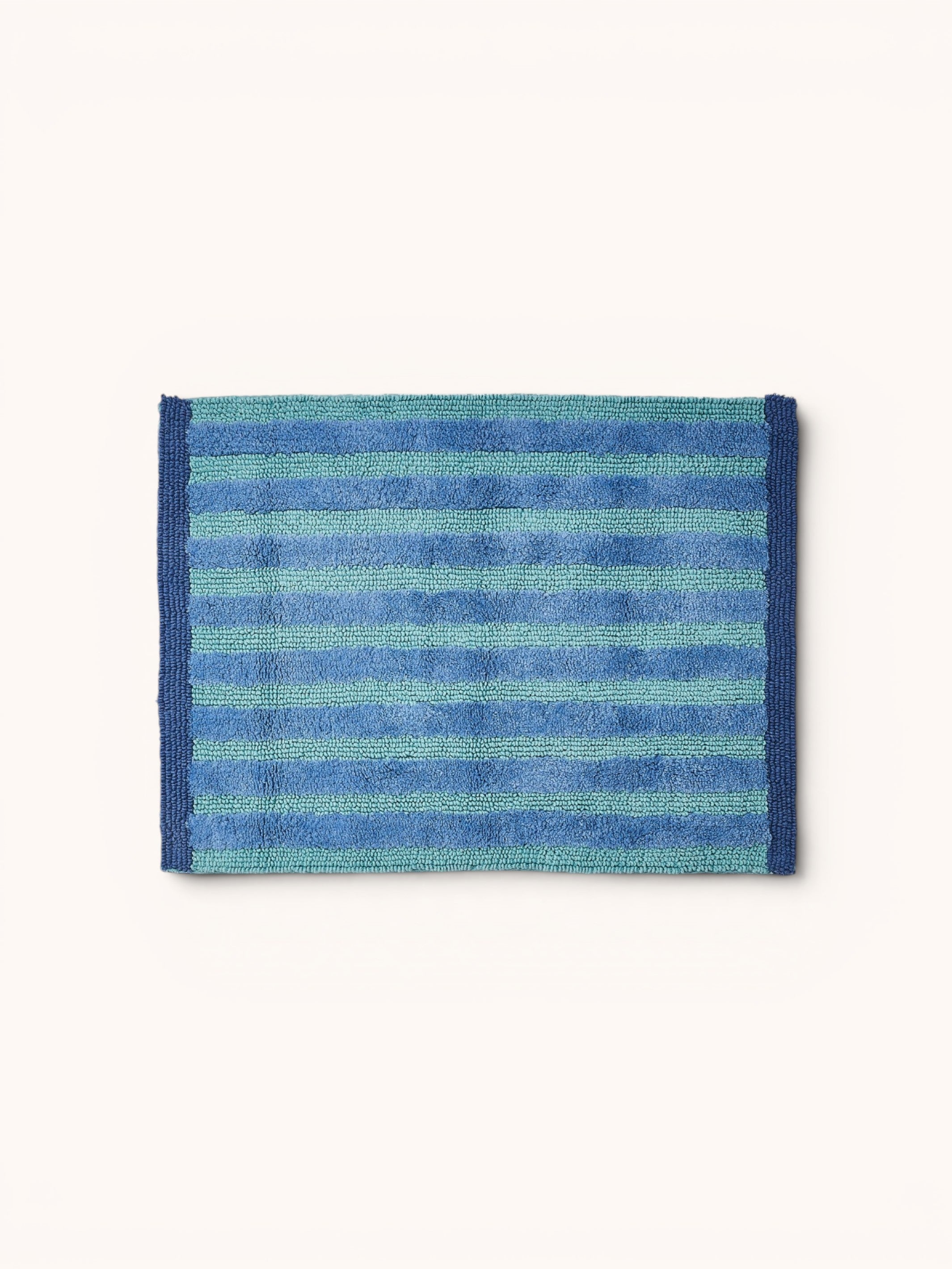 Stripe Blue Bath Mat