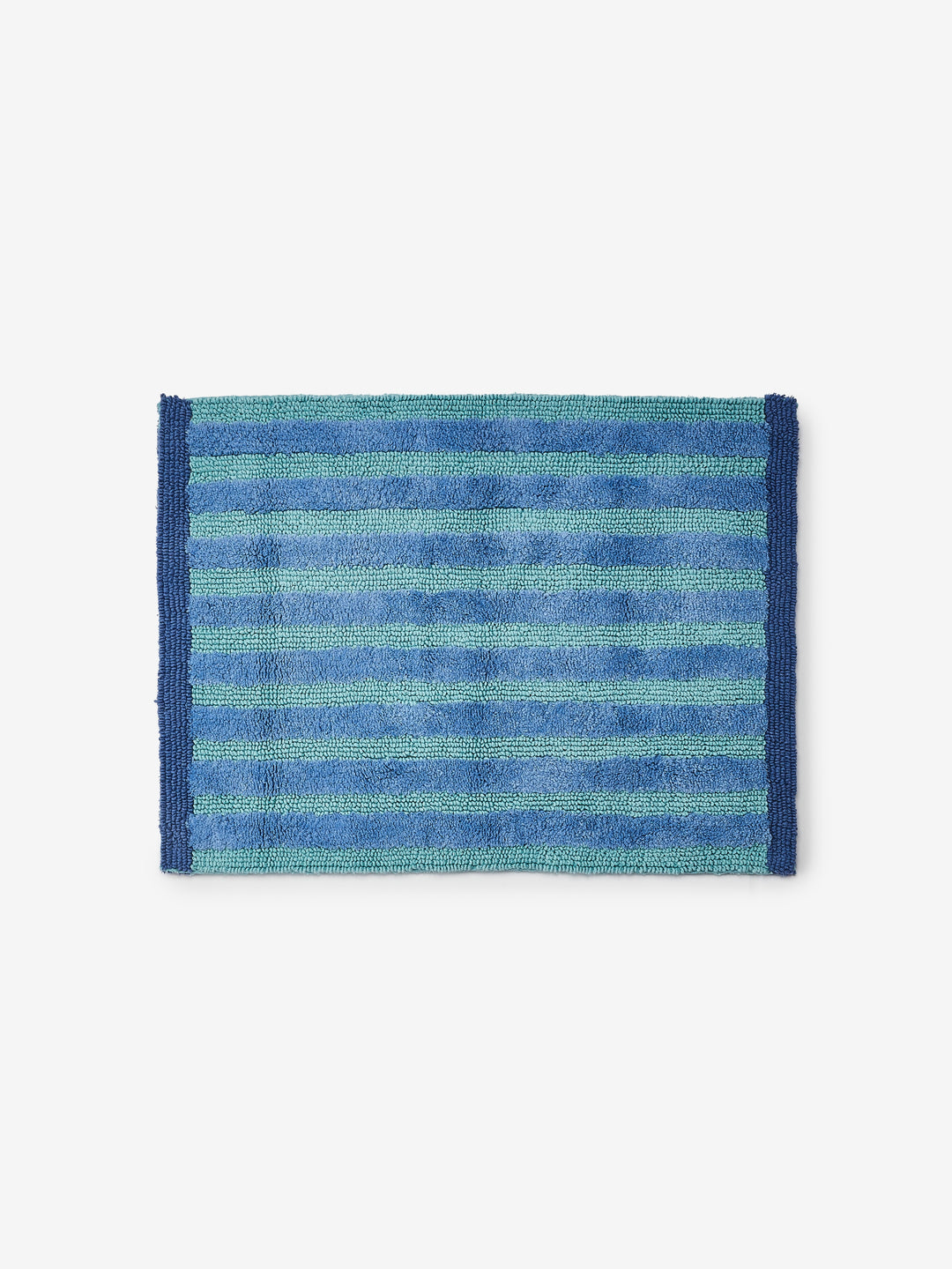 Stripe Blue Bath Mat