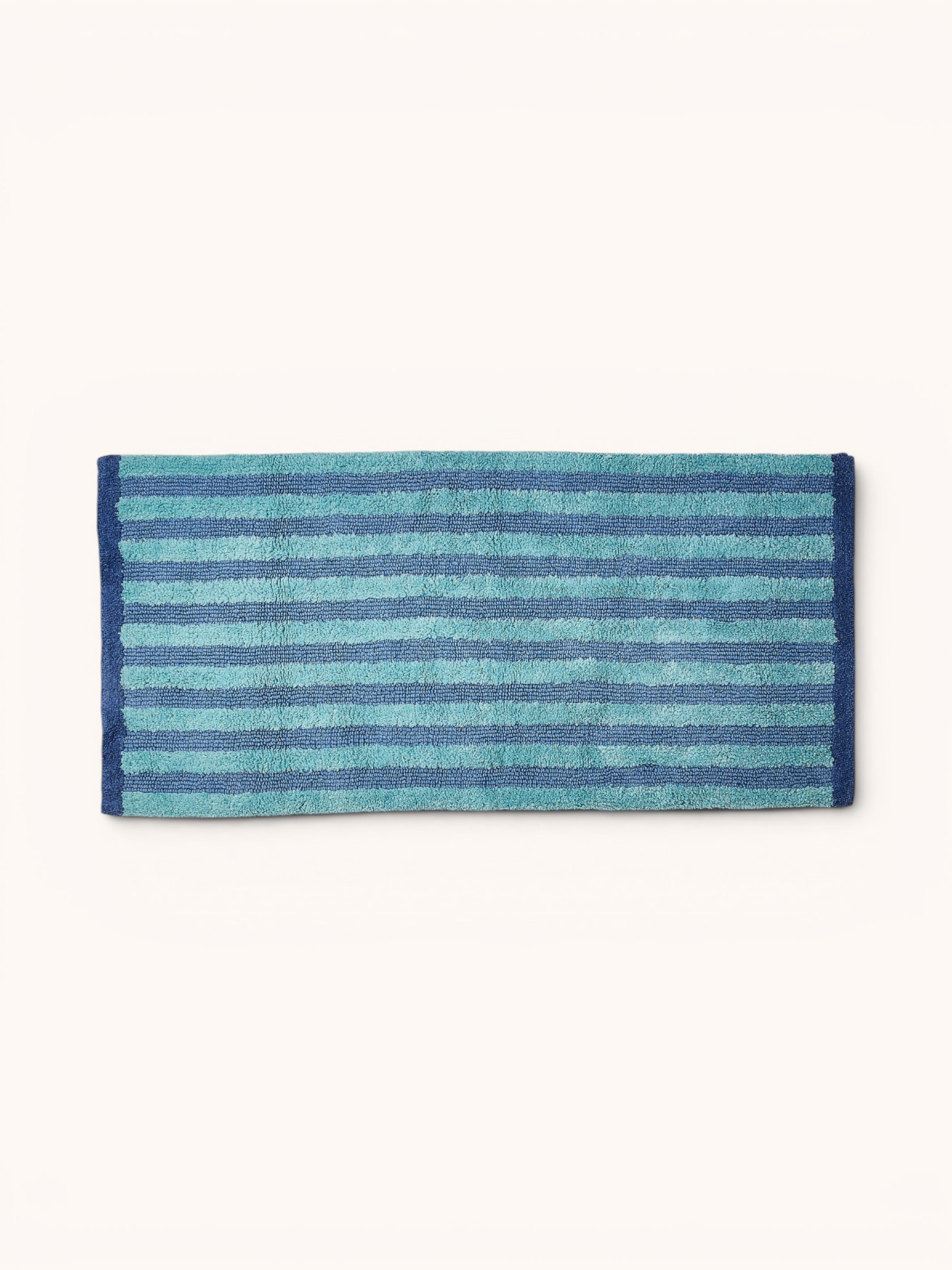 Stripe Blue Long Bath Mat - Almost Perfect