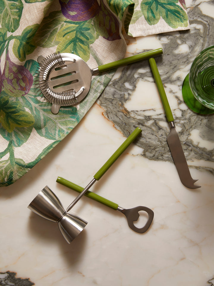 Enamel Sage Cocktail Set