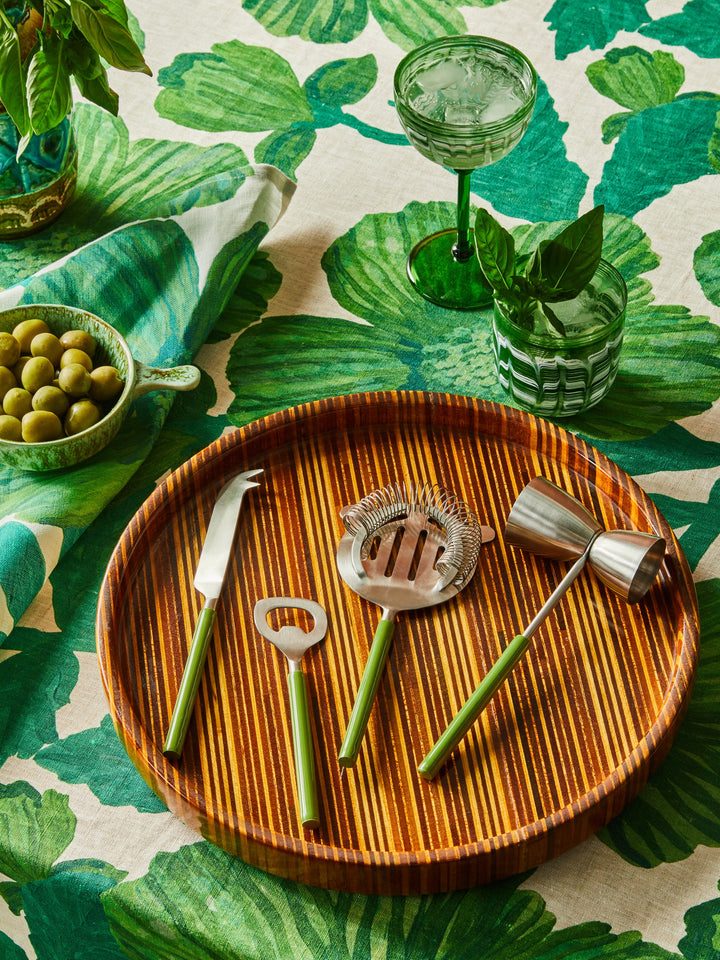Enamel Sage Cocktail Set