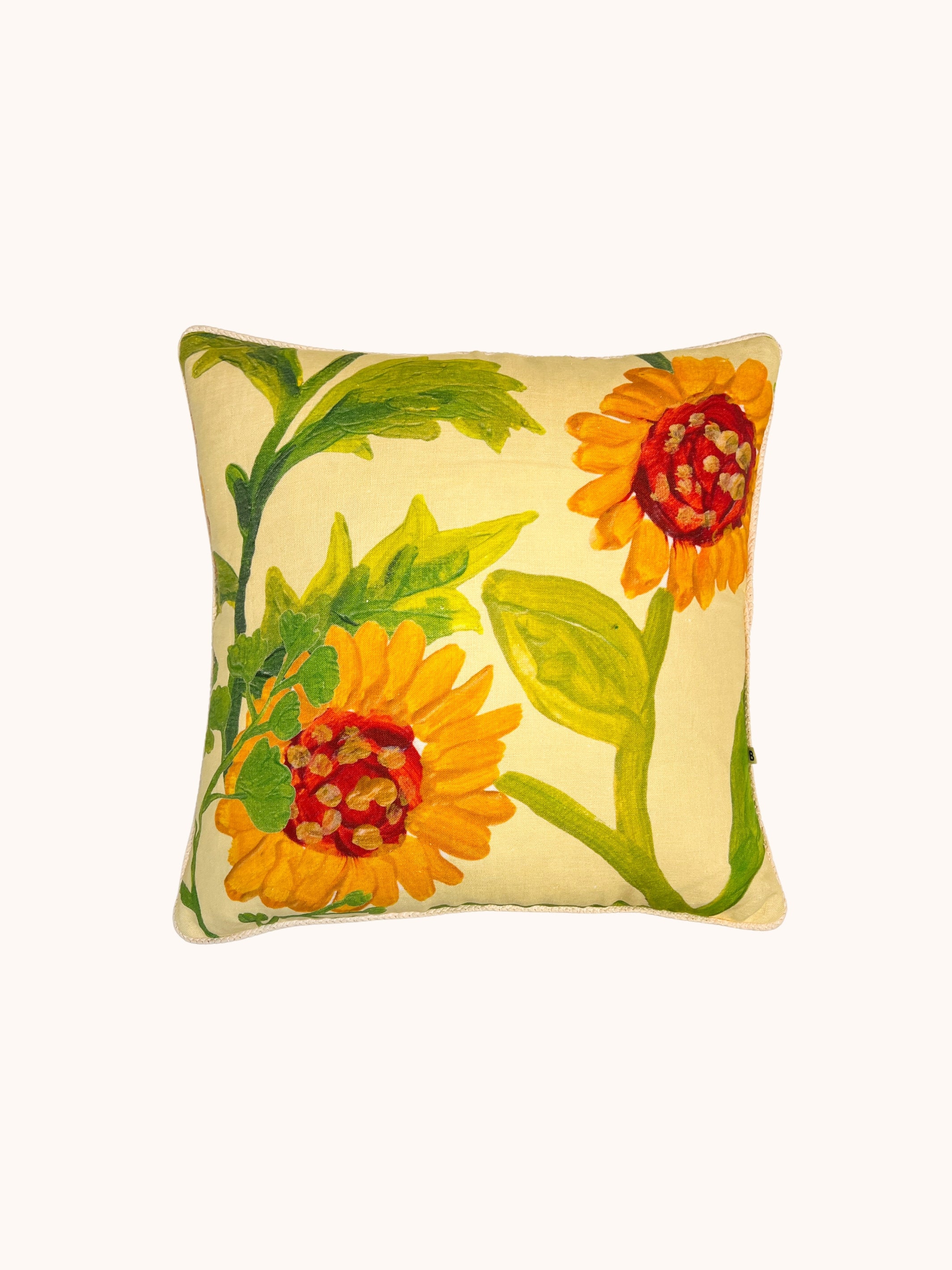 Beach Club Yellow Cushion - Almost Perfect