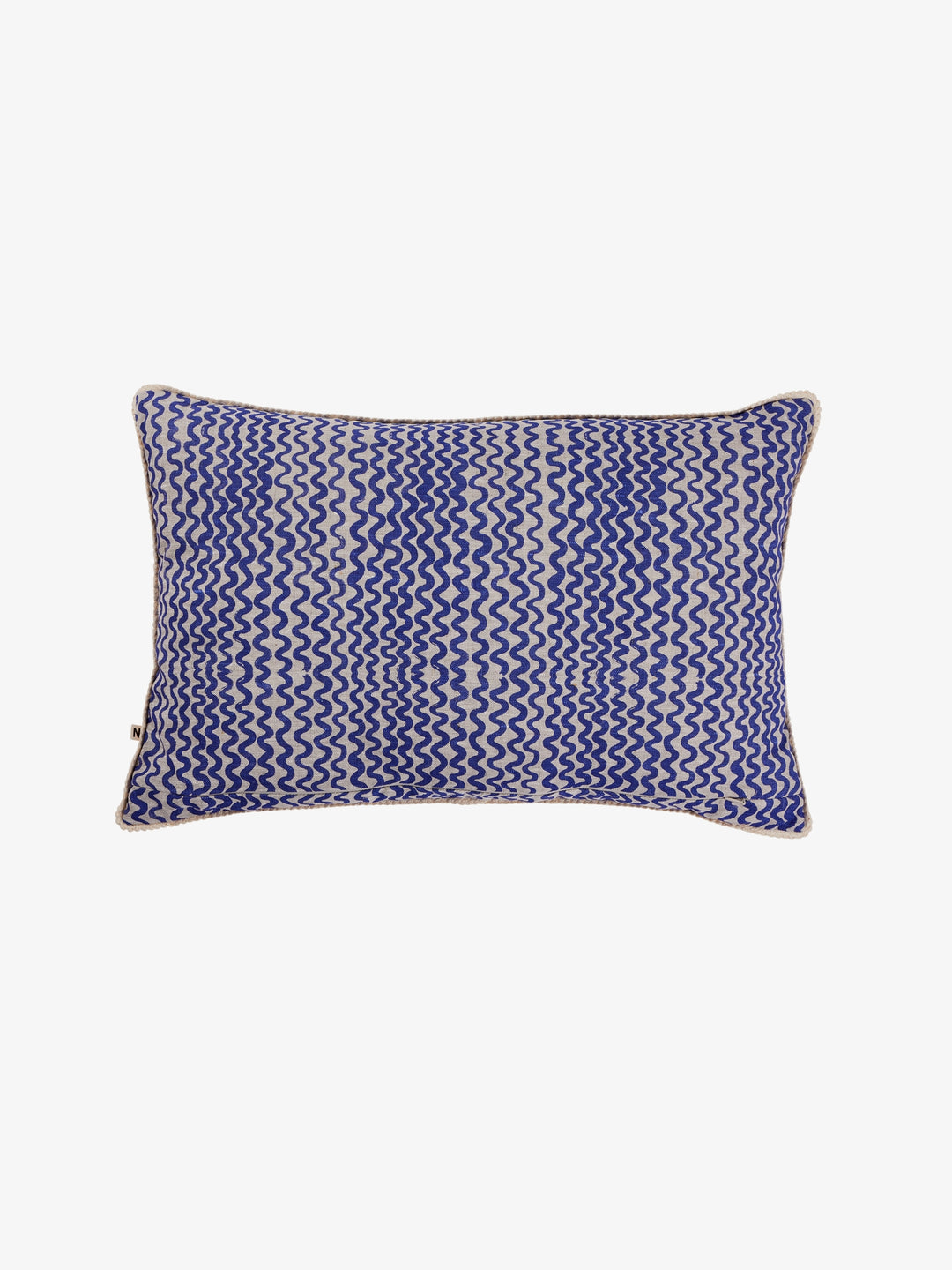 Tiny Waves Yves Klein Blue 60x40cm Cushion