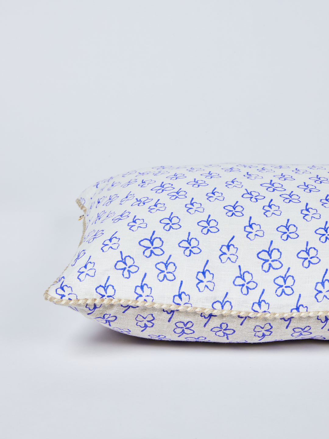 Mini Clover Yves Klein Blue Cushion - Almost Perfect