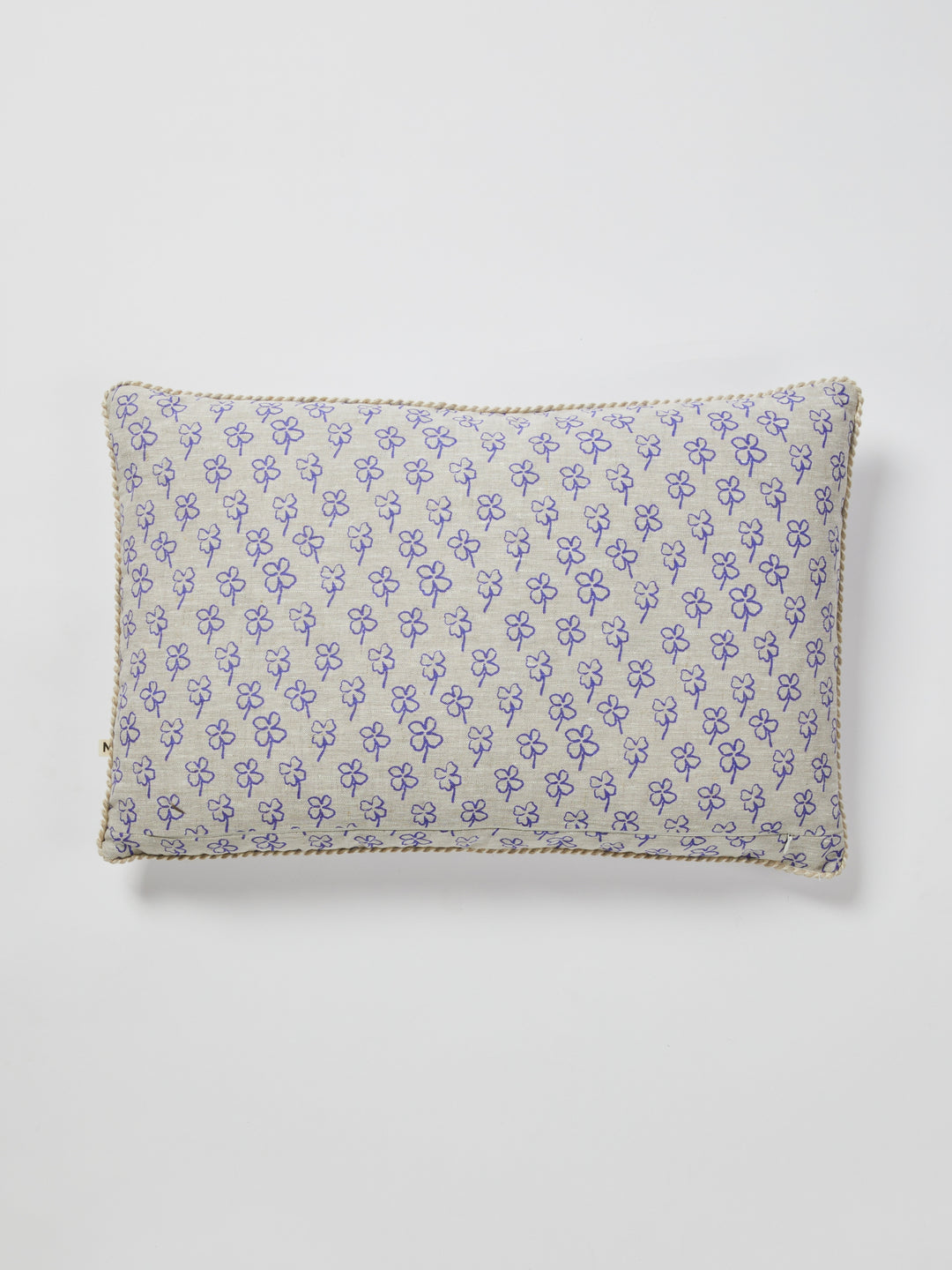Mini Clover Yves Klein Blue Cushion - Almost Perfect