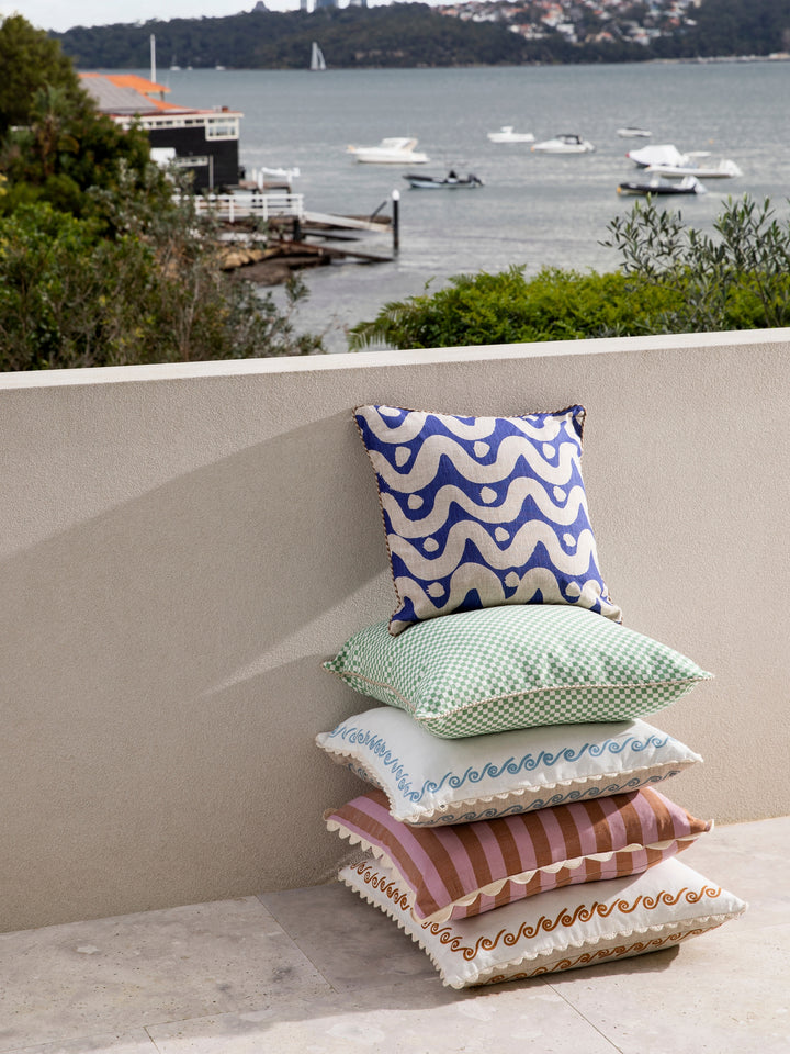 Billow Yves Klein Blue 50cm Cushion