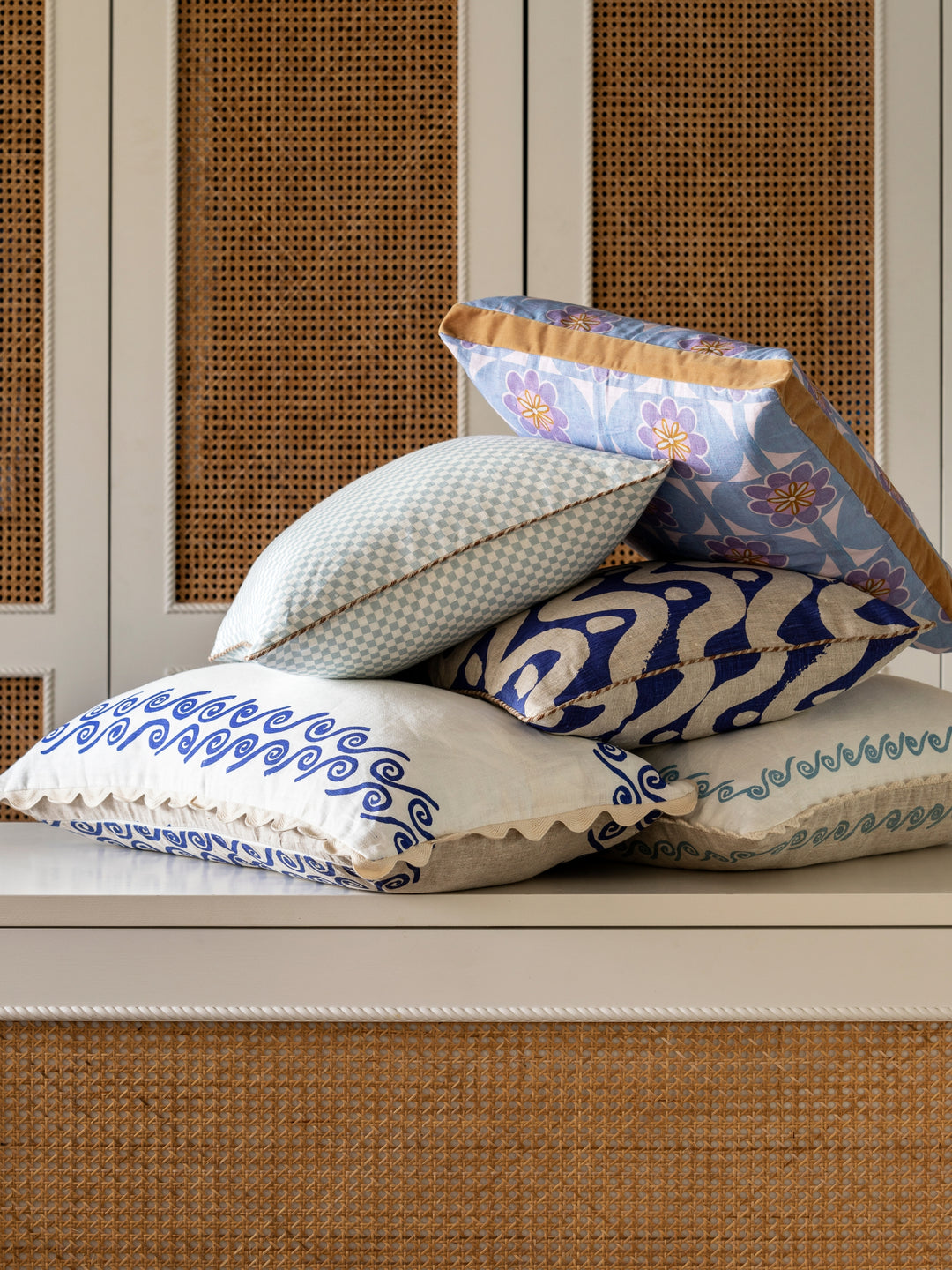 Billow Yves Klein Blue 50cm Cushion
