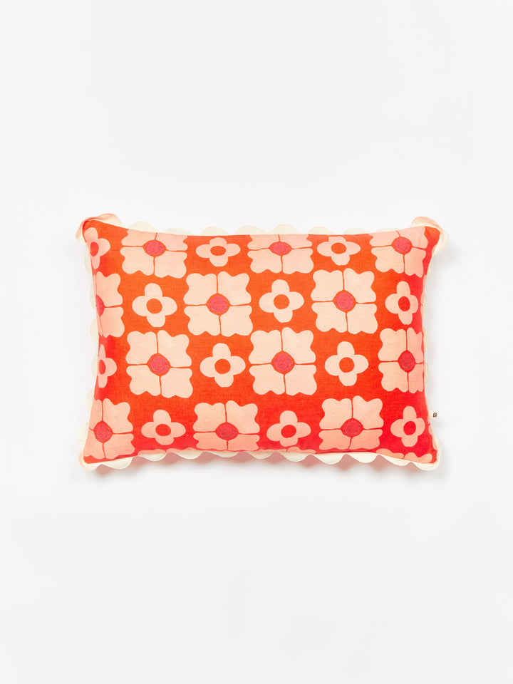 Carnation Orange Cushion