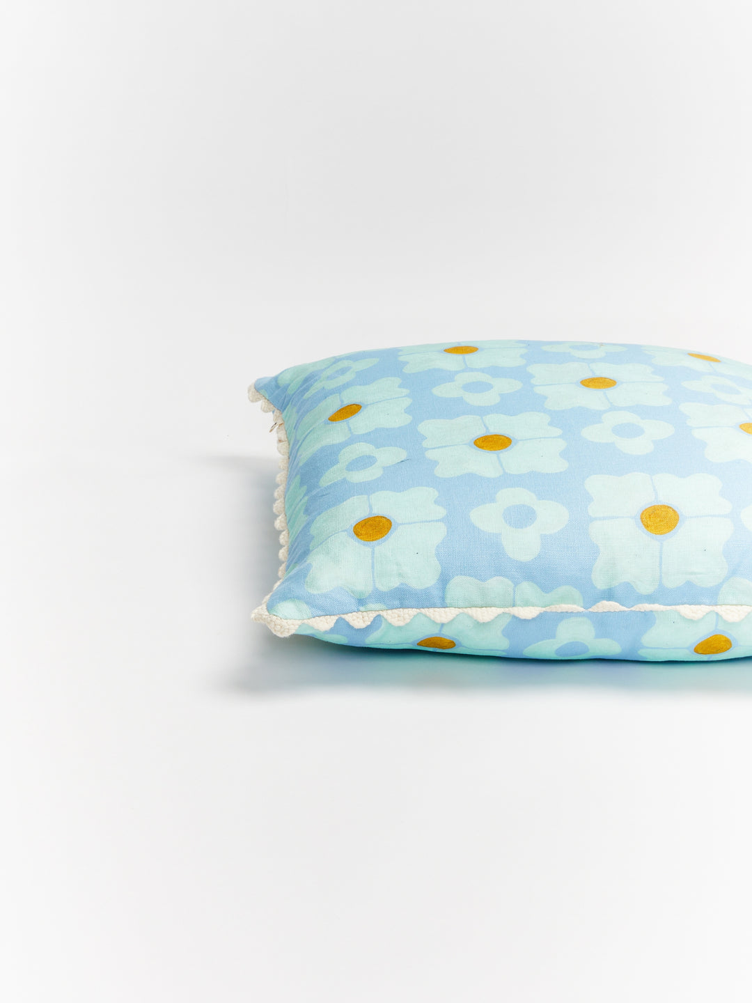 Carnation Blue Cushion