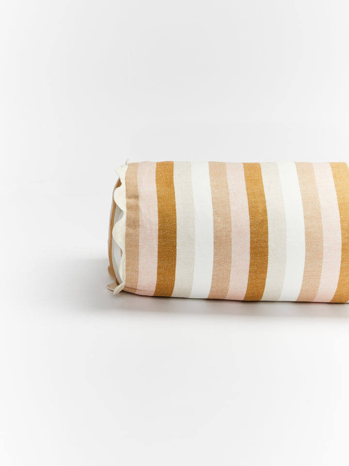 Florence Stripe Wheat  Bolster