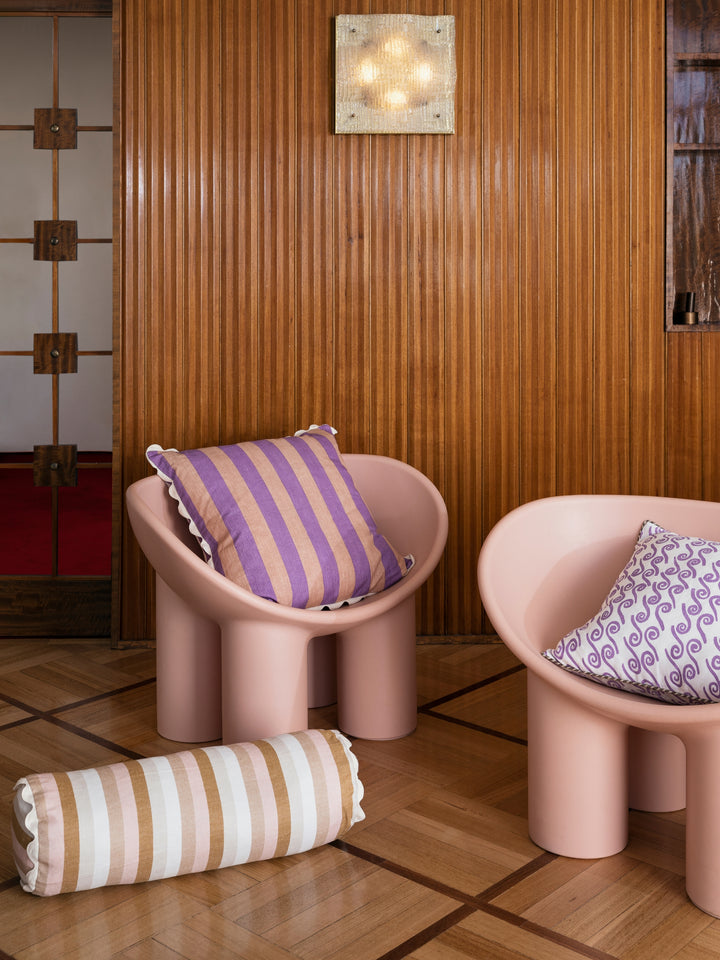 Florence Stripe Wheat  Bolster